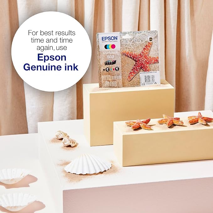 Epson Original 603 Tinte Seestern Multipack 4-farbig Standard, WF-2820DWF WF-2830DWF WF-2840DWF WF-2850DWF XP-2100 XP-2150 XP-3100 XP-3150 XP-4100 XP-4150, ReadyPrint Flex-Tintentarife - Image 7