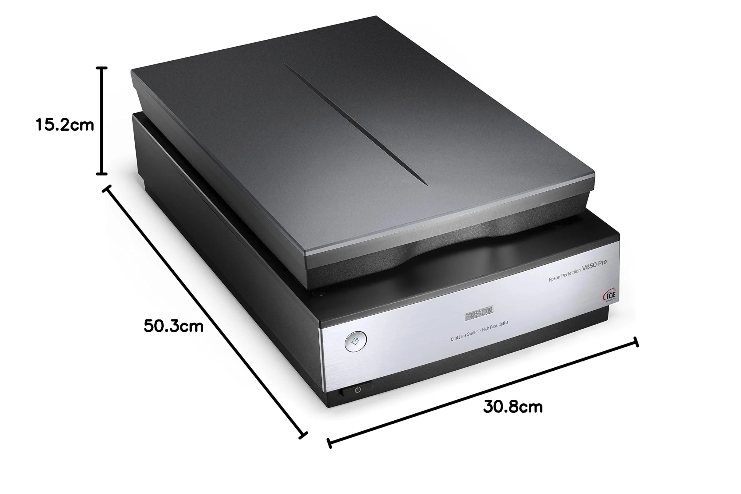 Epson Perfection V850, professioneller Fotoscanner, Scanner zum Digitalisieren von Fotos, Vorlagen, Dias und Negativen, Flachbettscanner mit hoher Auflösung, schwarz/silber - Image 10