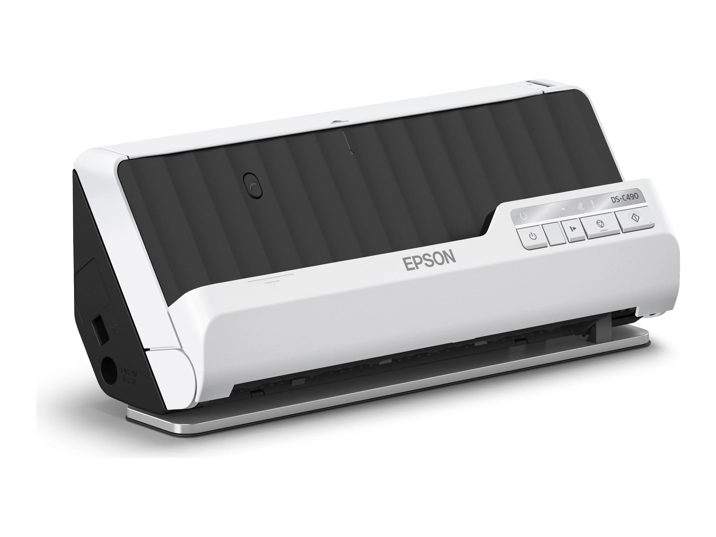 Epson Premium Scanner DS-C490, kompakter A4 Business Scanner mit geringem Stromverbrauch, Duplex-Einzugscanner mit vielseitiger Medienverarbeitung, schwarz/weiß - Image 9