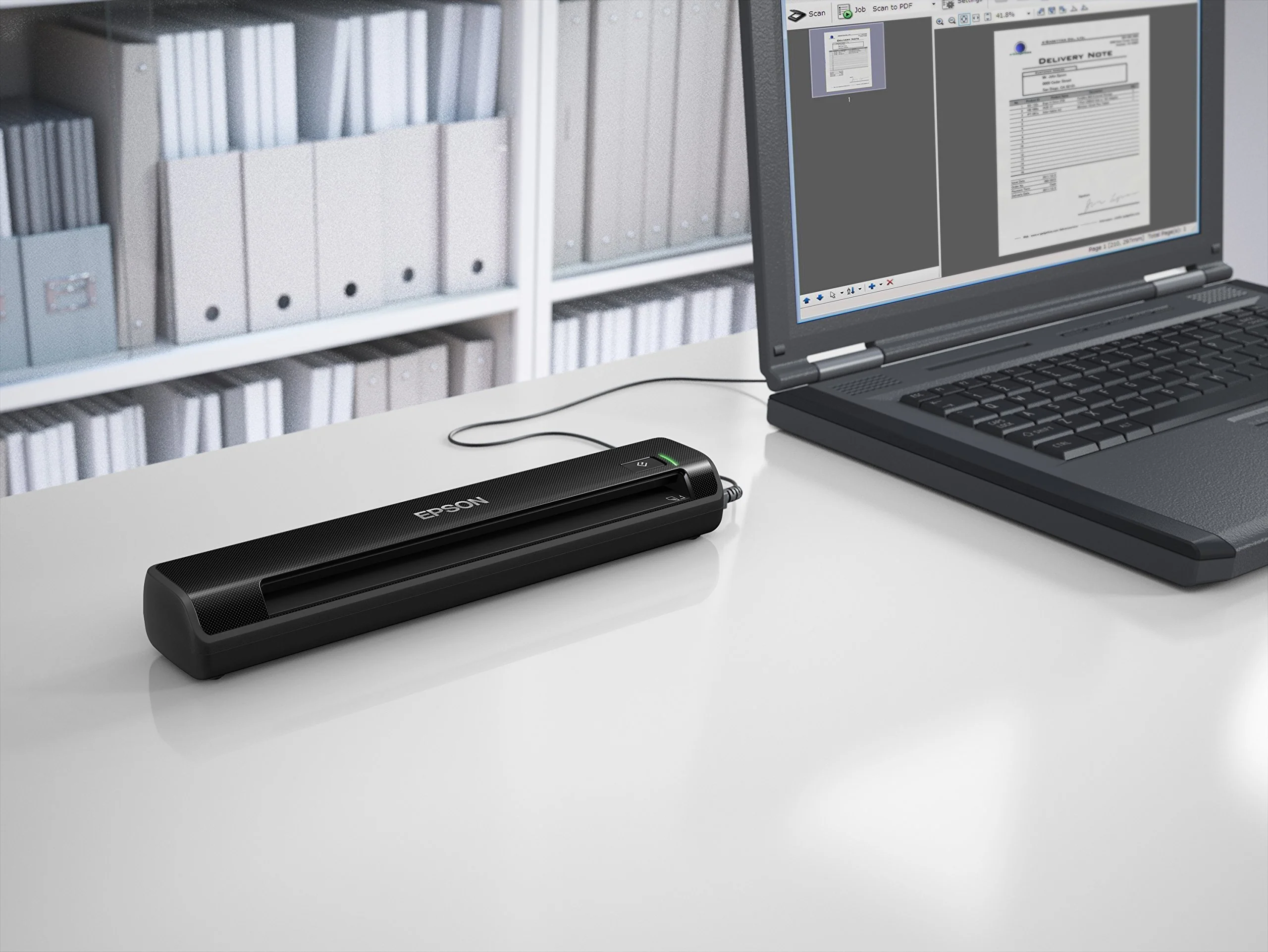 Epson WorkForce DS-30 Dokumentenscanner (Mobiler DIN A4, 600dpi, USB 2.0) - Image 5