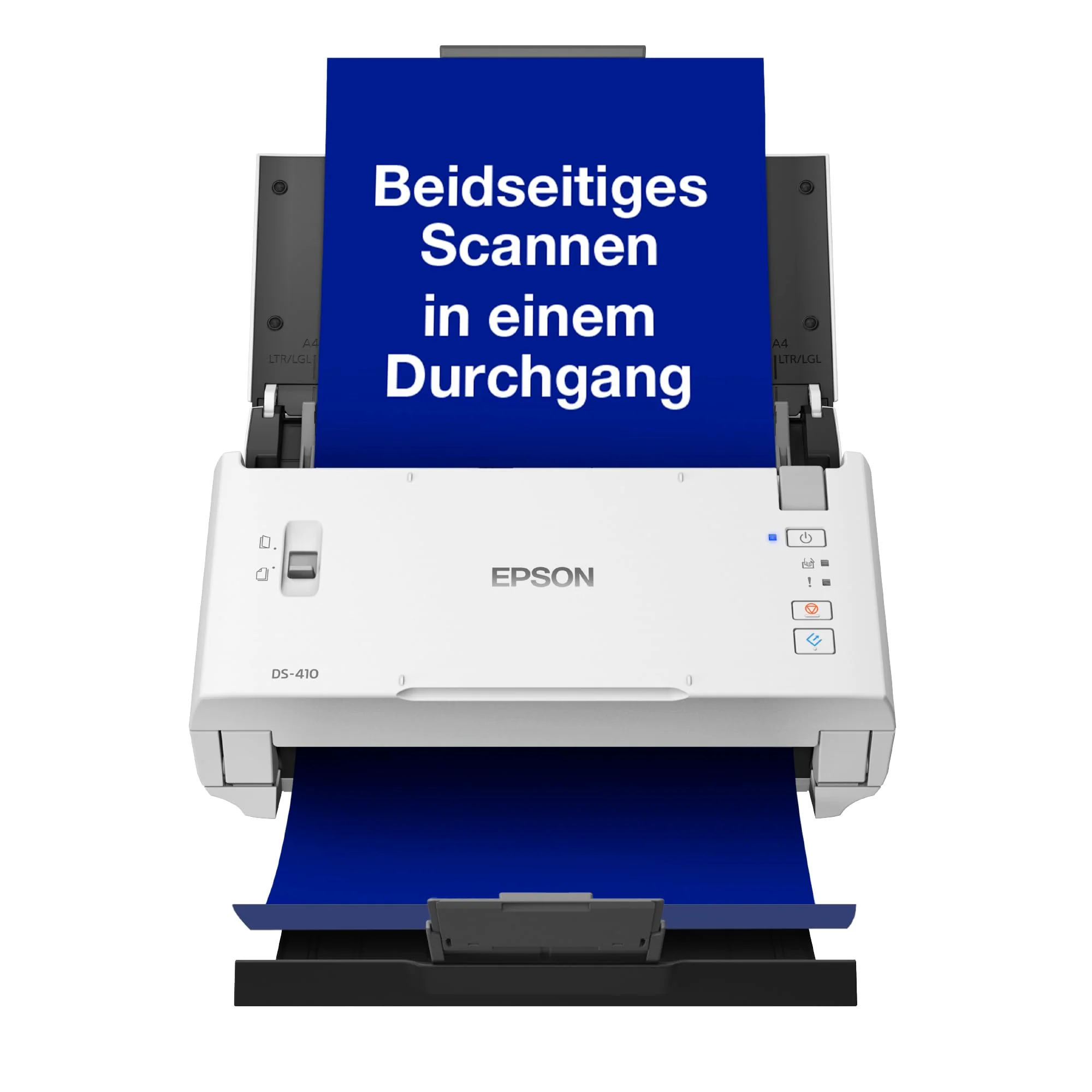 Epson WorkForce DS-410 Dokumentenscanner (Scanner, DIN A4, beidseitiges Scannen in einem Durchgang, 600dpi, USB 2.0) - Image 2