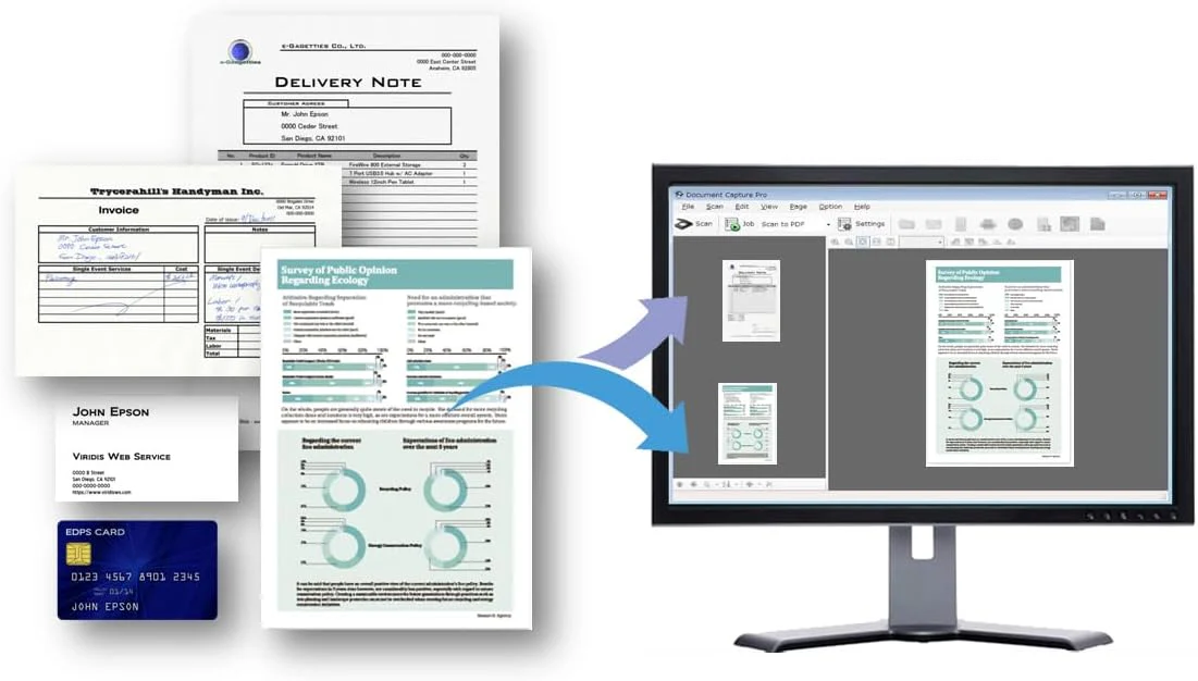Epson WorkForce DS-410 Dokumentenscanner (Scanner, DIN A4, beidseitiges Scannen in einem Durchgang, 600dpi, USB 2.0) - Image 3