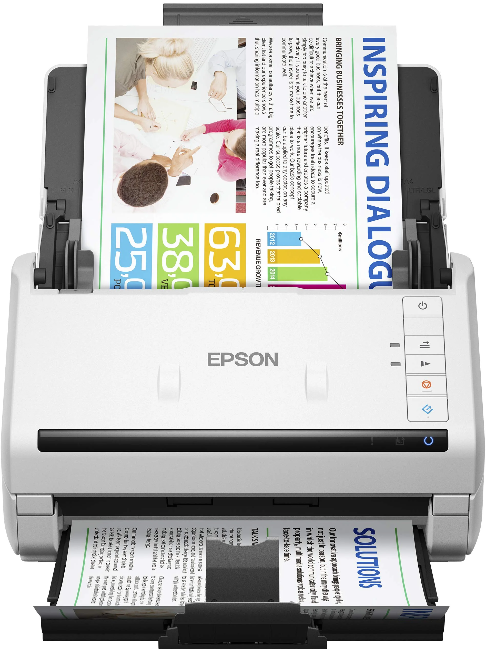 Epson Workforce DS-530II Netzwerk-Scanner mit Blatteinzug, 40 PPM, Ethernet und USB - Image 3