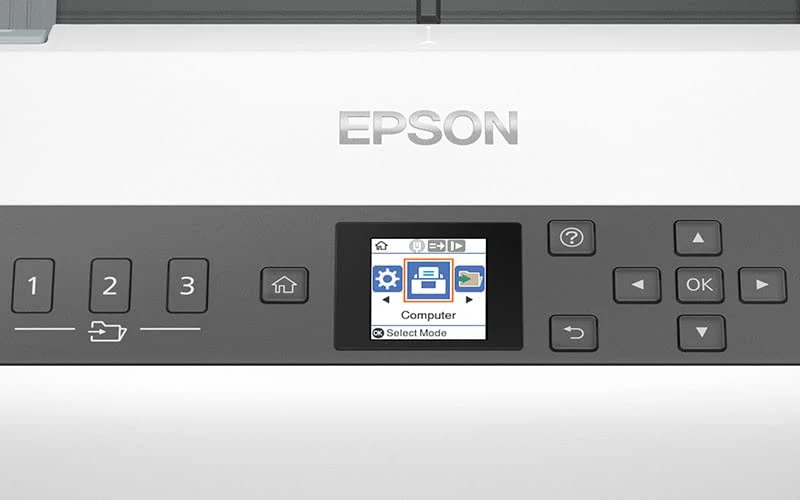 Epson Workforce DS-730N Standalone-Netzwerkscanner mit Einzelblatteinzug und Ethernet-Netzwerk, zuverlässiger DIN A4 Dokumentenscanner mit hoher Scangeschwindigkeit, ideal fürs Büro, weiß - Image 5