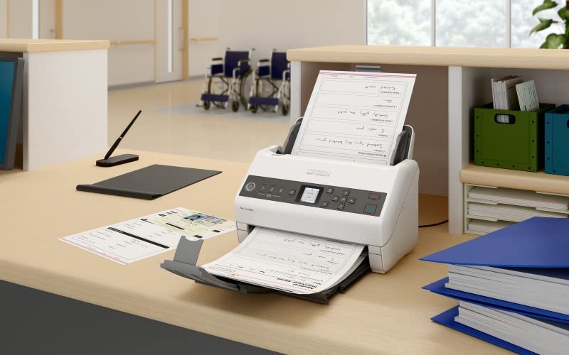 Epson Workforce DS-730N Standalone-Netzwerkscanner mit Einzelblatteinzug und Ethernet-Netzwerk, zuverlässiger DIN A4 Dokumentenscanner mit hoher Scangeschwindigkeit, ideal fürs Büro, weiß - Image 7