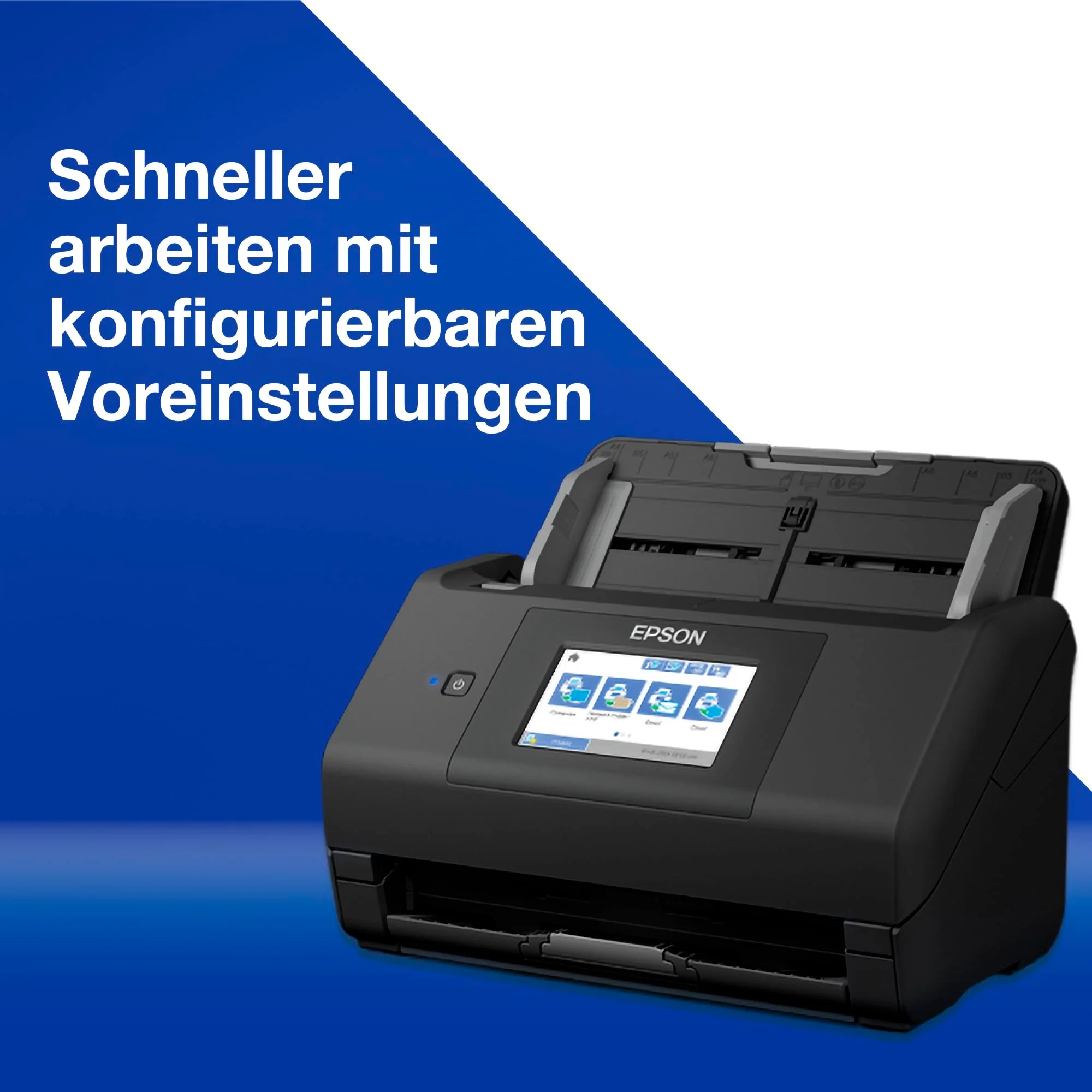 Epson WorkForce ES-580W Scanner, Dokumentenscanner (scannt ohne PC, 35 Seiten bzw. 70 Bildern pro Minute, bis DIN A4, beidseitiger Scan in einem Durchgang, automatische Ausrichtung) One size - Image 5