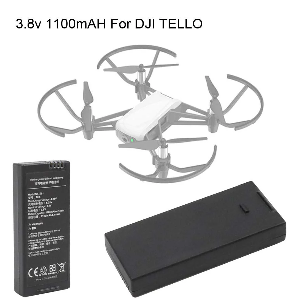 Ersatzakku 1100 mAh Für DJI Tello Drone,Colorful 3.8V 1100mAh Lipo-Batterie für DJI Tello Drone RC Quadcopter - Image 5
