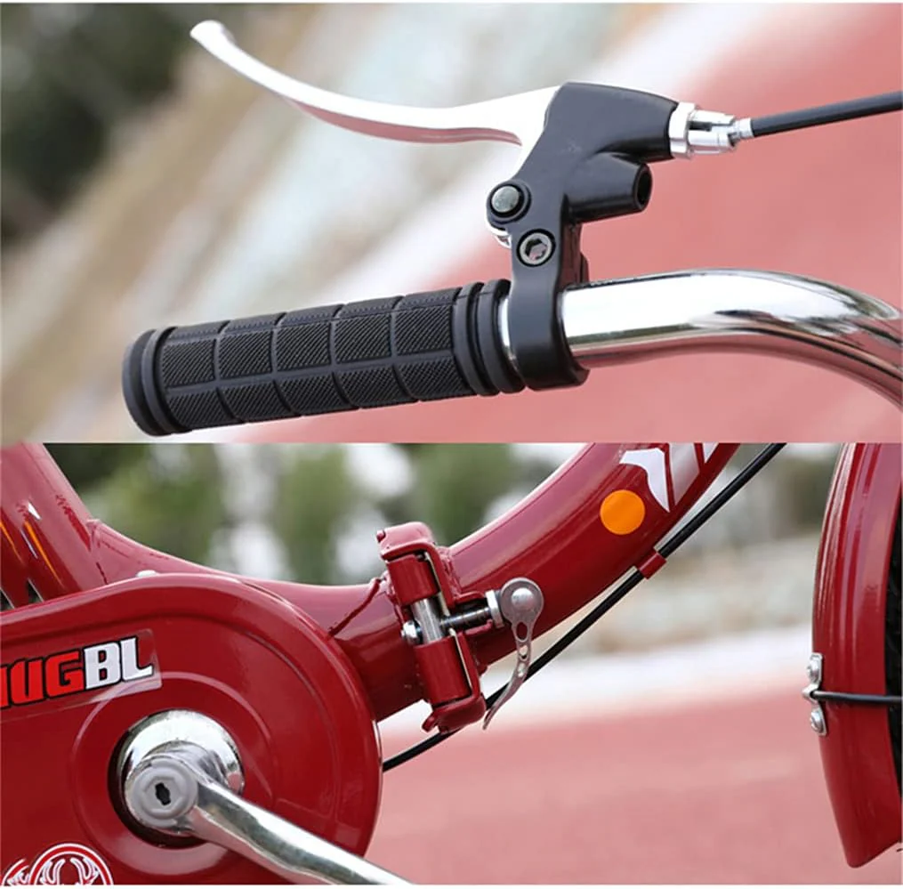 Erwachsene Cruiser Bikes 20 Zoll Trike Bike Großer Einkaufskorb, Faltbare Dreiräder Mit Rücksitz - Für Shopping-Übungen-Erholung,Beige - Image 11