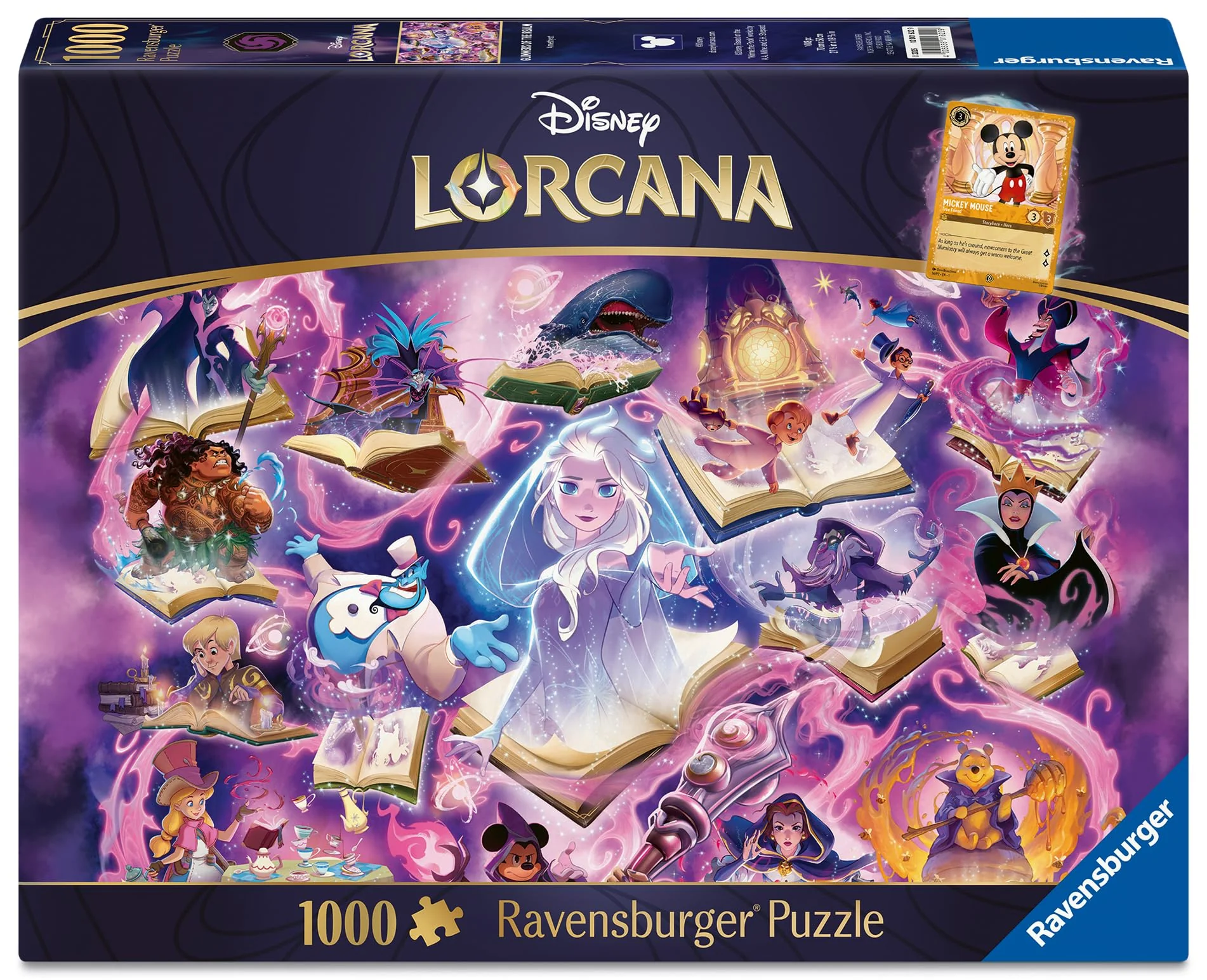 Erwachsenenpuzzle 1000 Teile - Disney Lorcana - Glimmers of The Realm: Amethyst - Image 6