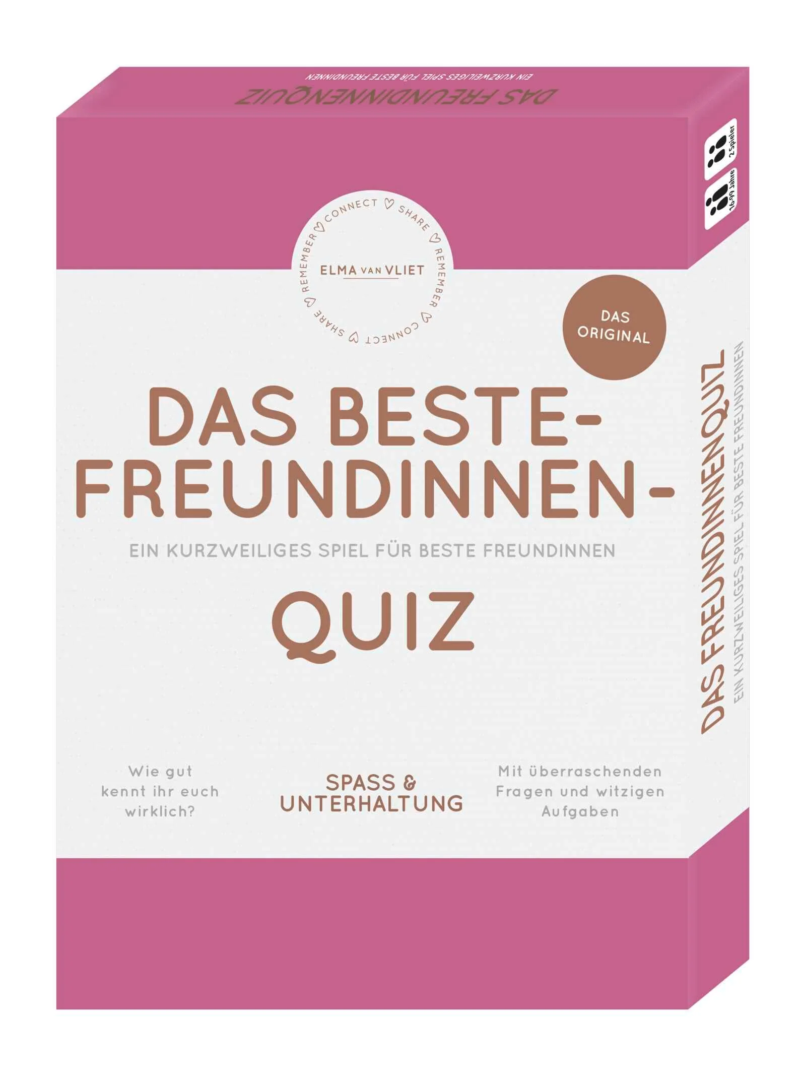 Erzähl mal! Das Beste-Freundinnen-Quiz: Das Original. | Fragespiel für einen schönen Abend mit der besten Freundin | ab 16 Jahren (Elma van Vliet Quizze & Fragespiele)