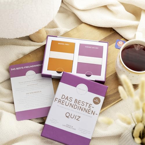 Erzähl mal! Das Beste-Freundinnen-Quiz: Das Original. | Fragespiel für einen schönen Abend mit der besten Freundin | ab 16 Jahren (Elma van Vliet Quizze & Fragespiele) - Image 3