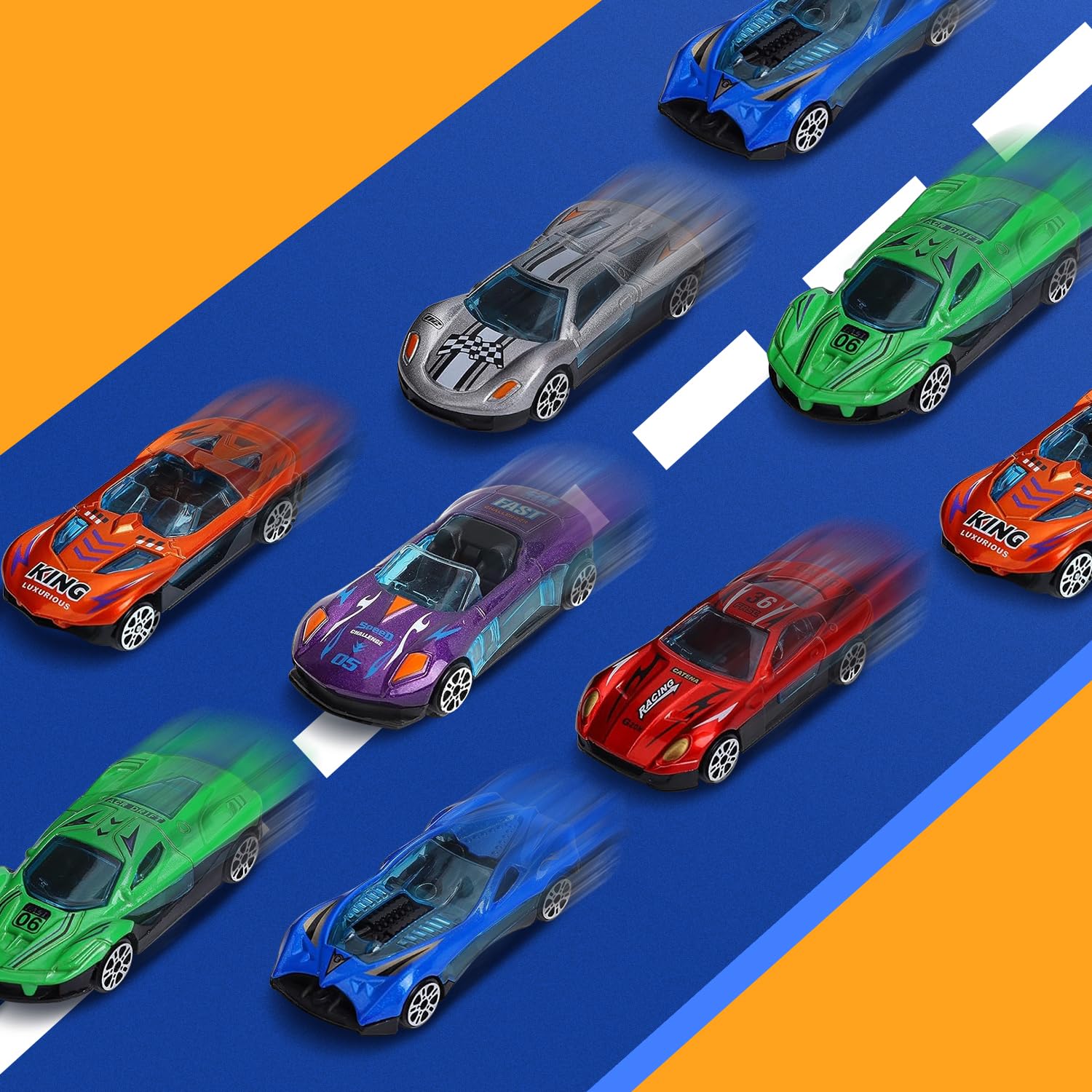 Esteopt Transport Truck Spielzeug Autos für Jungen Alter 3 4 5 6 7, tragbare Dinosaurier Rennstrecke Truck mit 12 Dinosaurier Set Geschenkbox (Blau) - Image 6