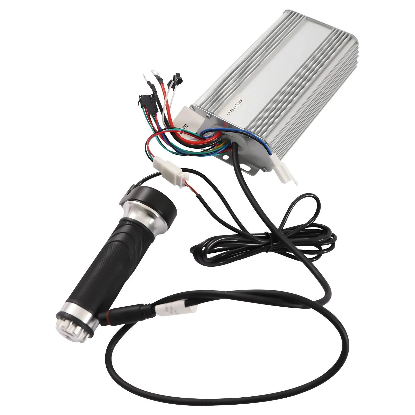 Esyogen Schnee Fahrrad Umbausatz 48V 1500W elektrisches Ebike Umbau Kit 20 Zoll Rad hintere Drehnabenmotor, mit LCD-Anzeige, 5-Gang Schwungrad und Controller Tasche Umbausatz - Image 4