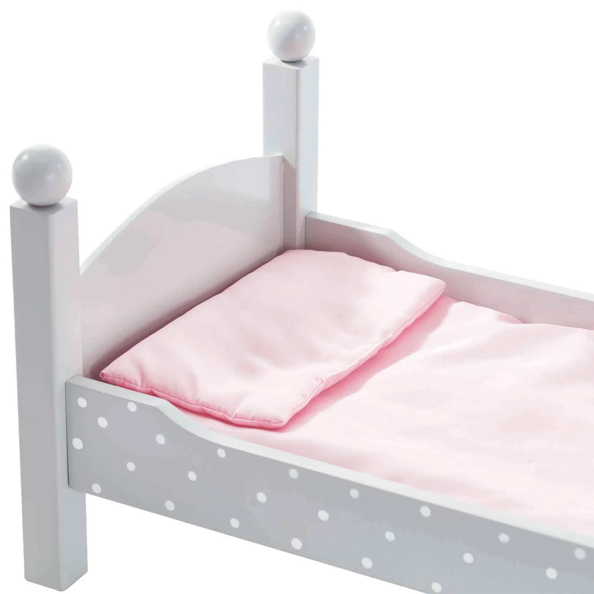 Etagenbett Puppenbett aus Holz Puppenzubehör Puppen-Möbel Olivias WorldTD-0095AG - Image 3