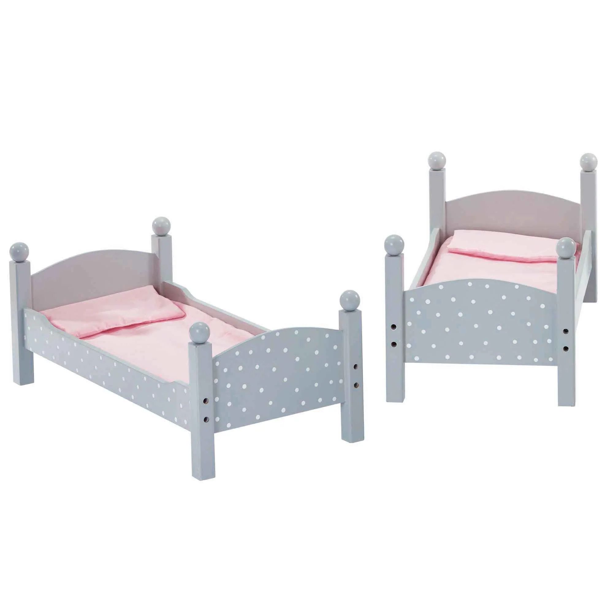Etagenbett Puppenbett aus Holz Puppenzubehör Puppen-Möbel Olivias WorldTD-0095AG - Image 4