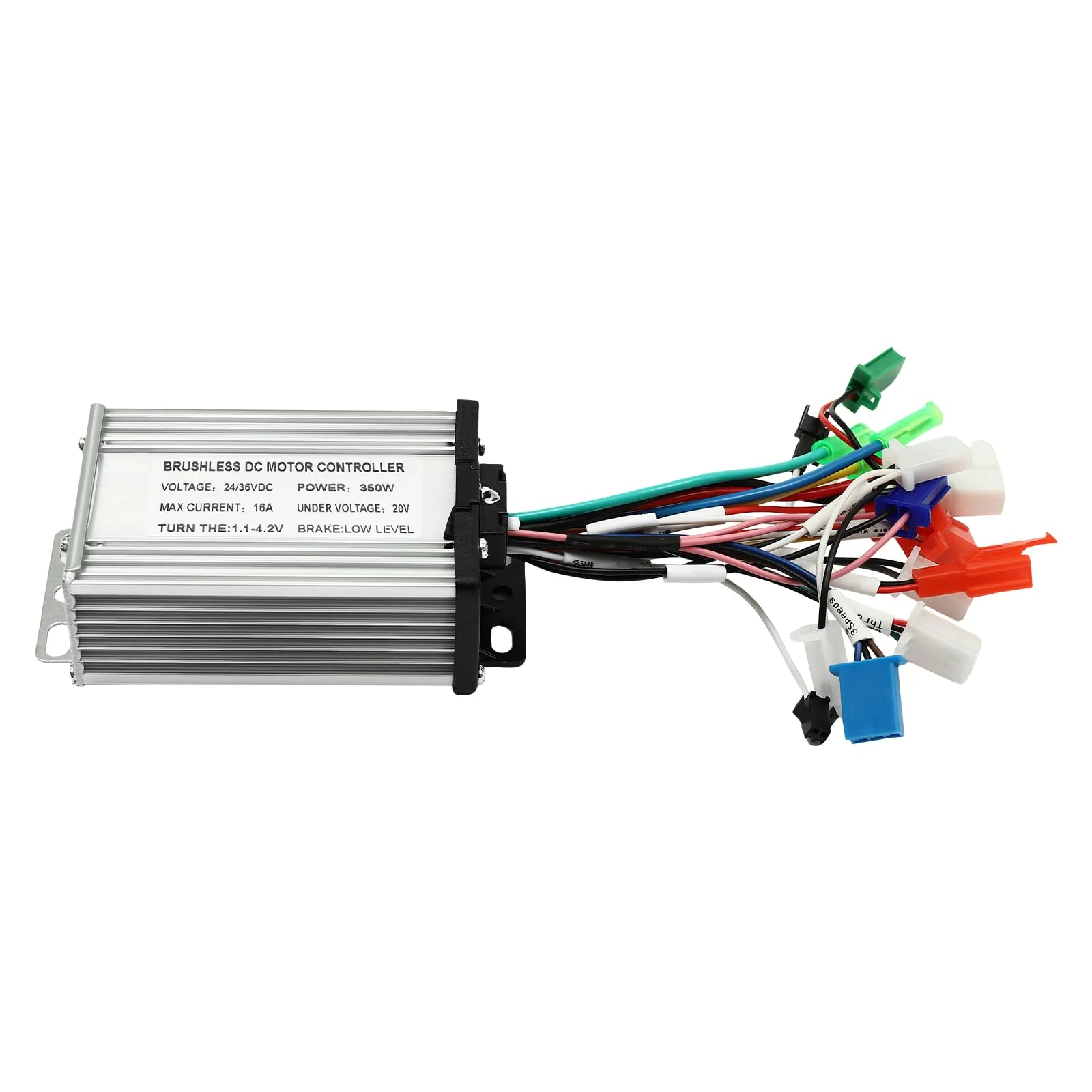 EUAIIPull Elektro Fahrrad Motor Umbausatz 36V 350W DC Conversion Twist Kit mit Brushless Motor und Controller E-Bike-Umrüstung 3-Gang-Schaltung Elektrofahrrad - Image 4