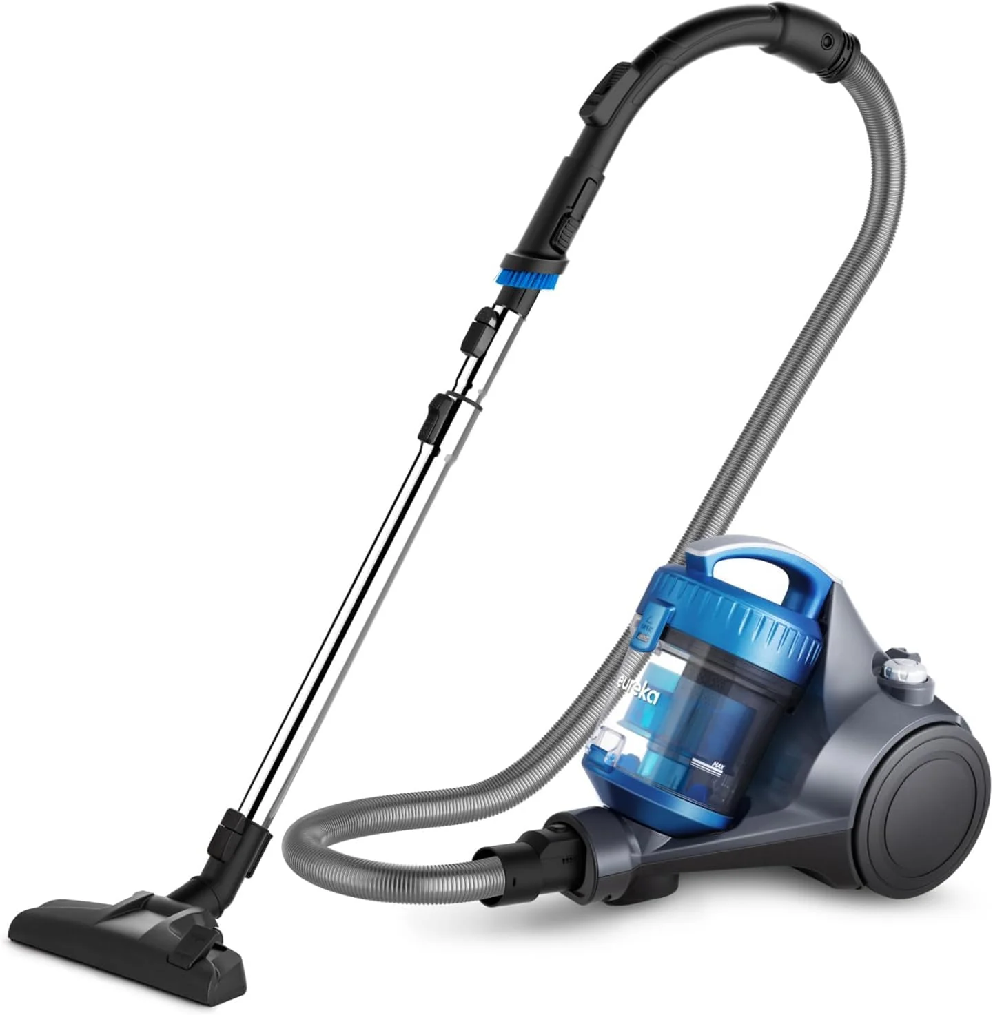 Eureka WhirlWind Staubsauger Beutellos, Leistungsstark, Kompakt und Leicht, für Hartböden und Teppich, HEPA-Filter, 8m Aktionsradius, 700W, 1,5L, Blau - Image 7
