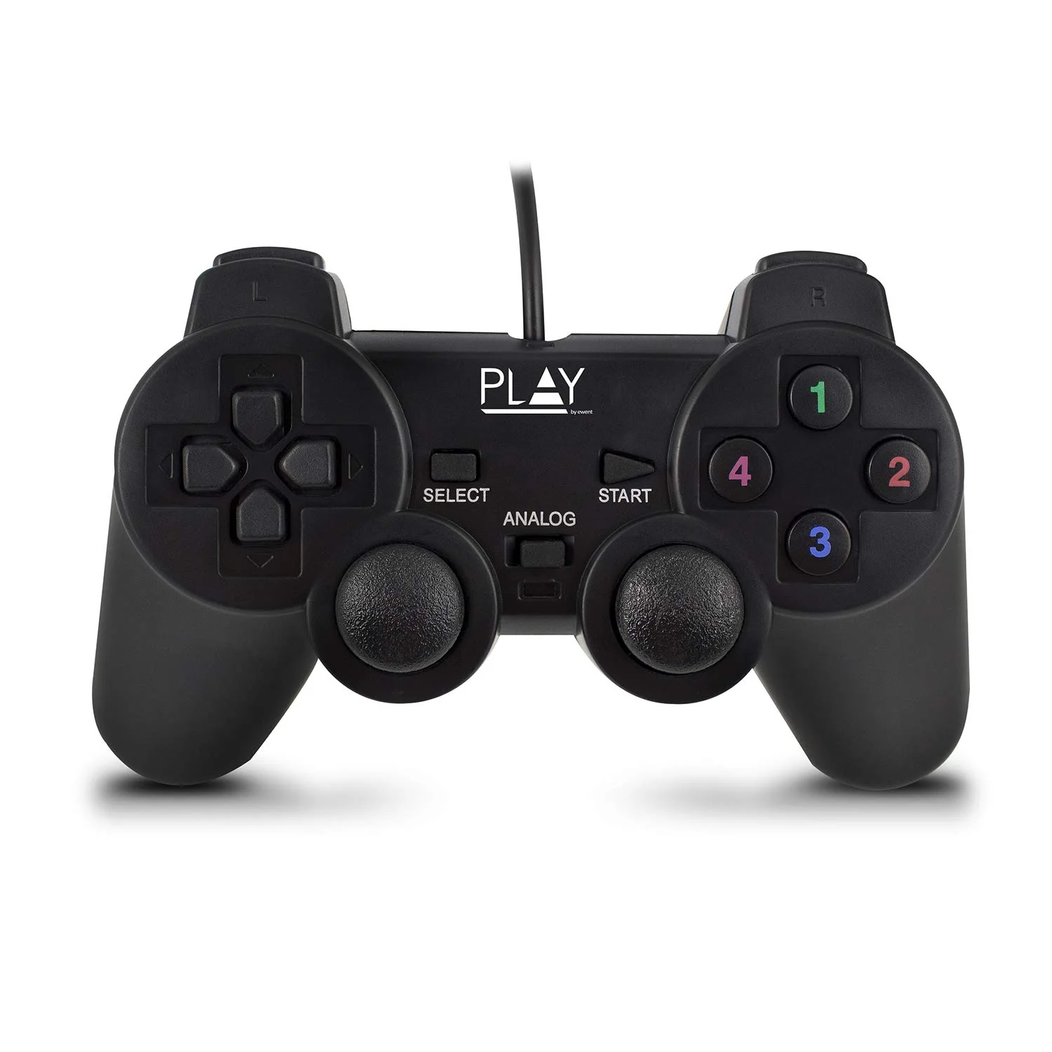 ewent PLAY WIRED USB GAMEPAD, Black - Image 3