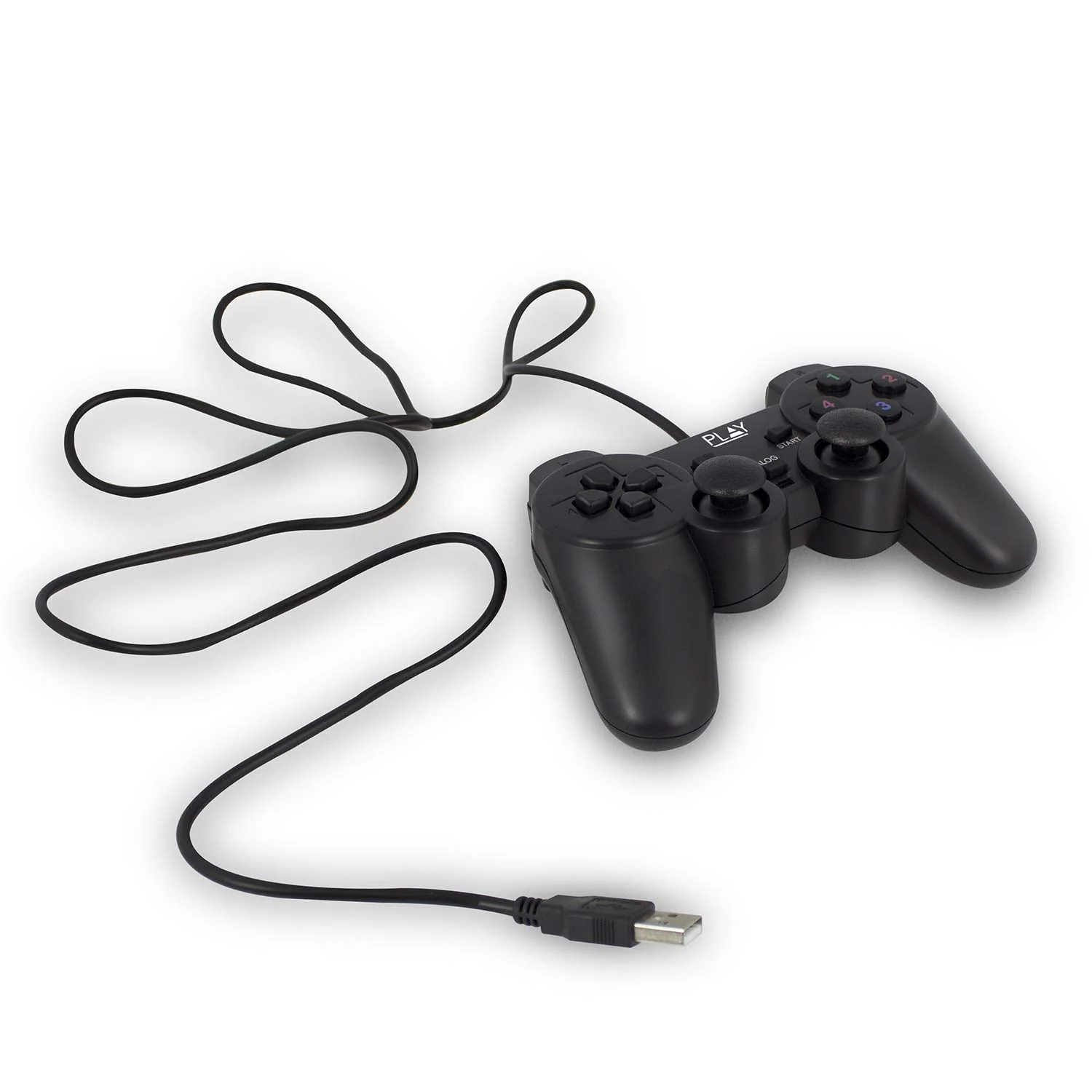 ewent PLAY WIRED USB GAMEPAD, Black - Image 6