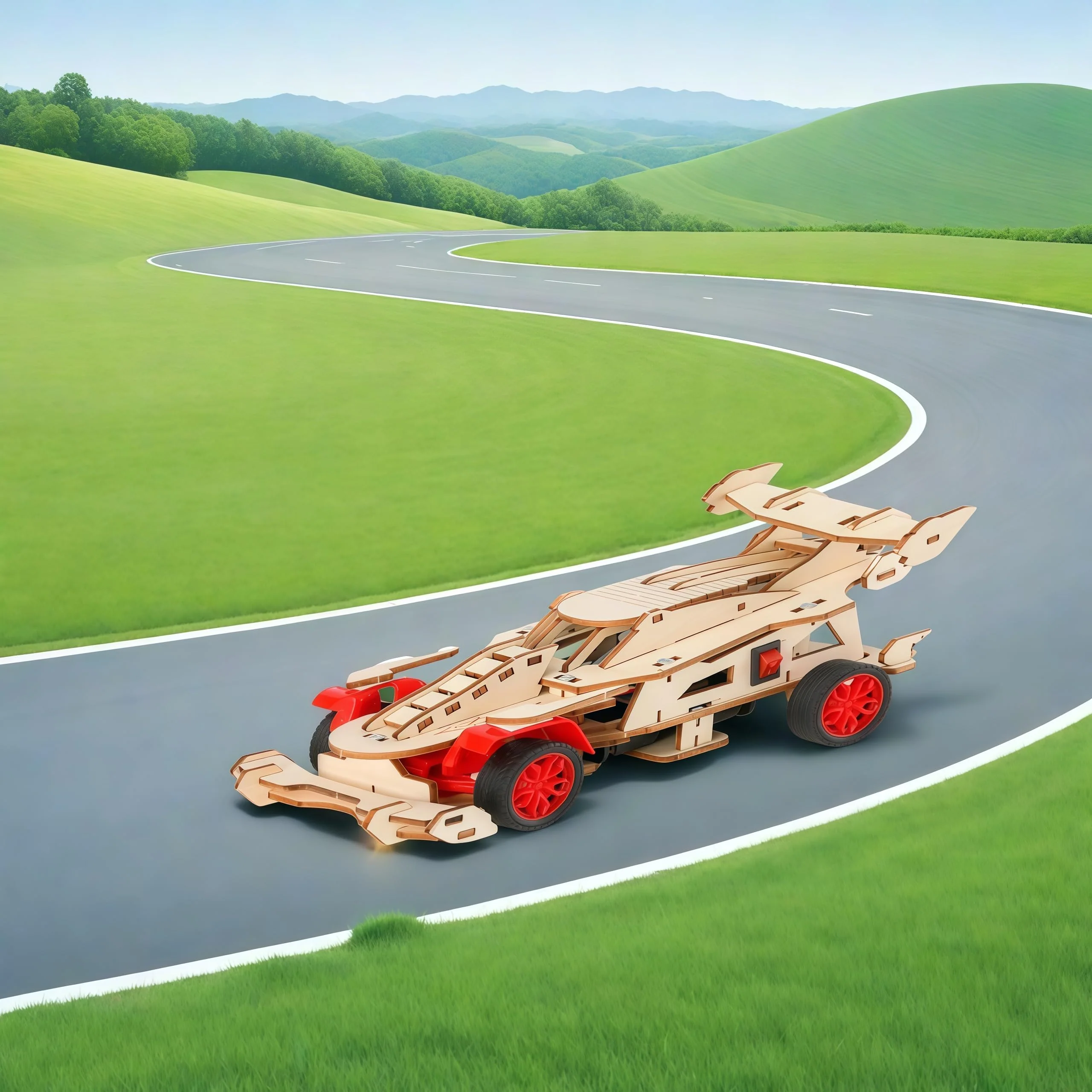 Experimente für Kinder ab 8, 9, 10, 11, 12, 13, 14 Jahren,Formel 1 Ferngesteuertes Auto Bausatz aus Holz für Jungen & Mädchen,Wissenschaftsspielzeug Geschenk Lernspielzeug für 8-12 Jährige - Image 2