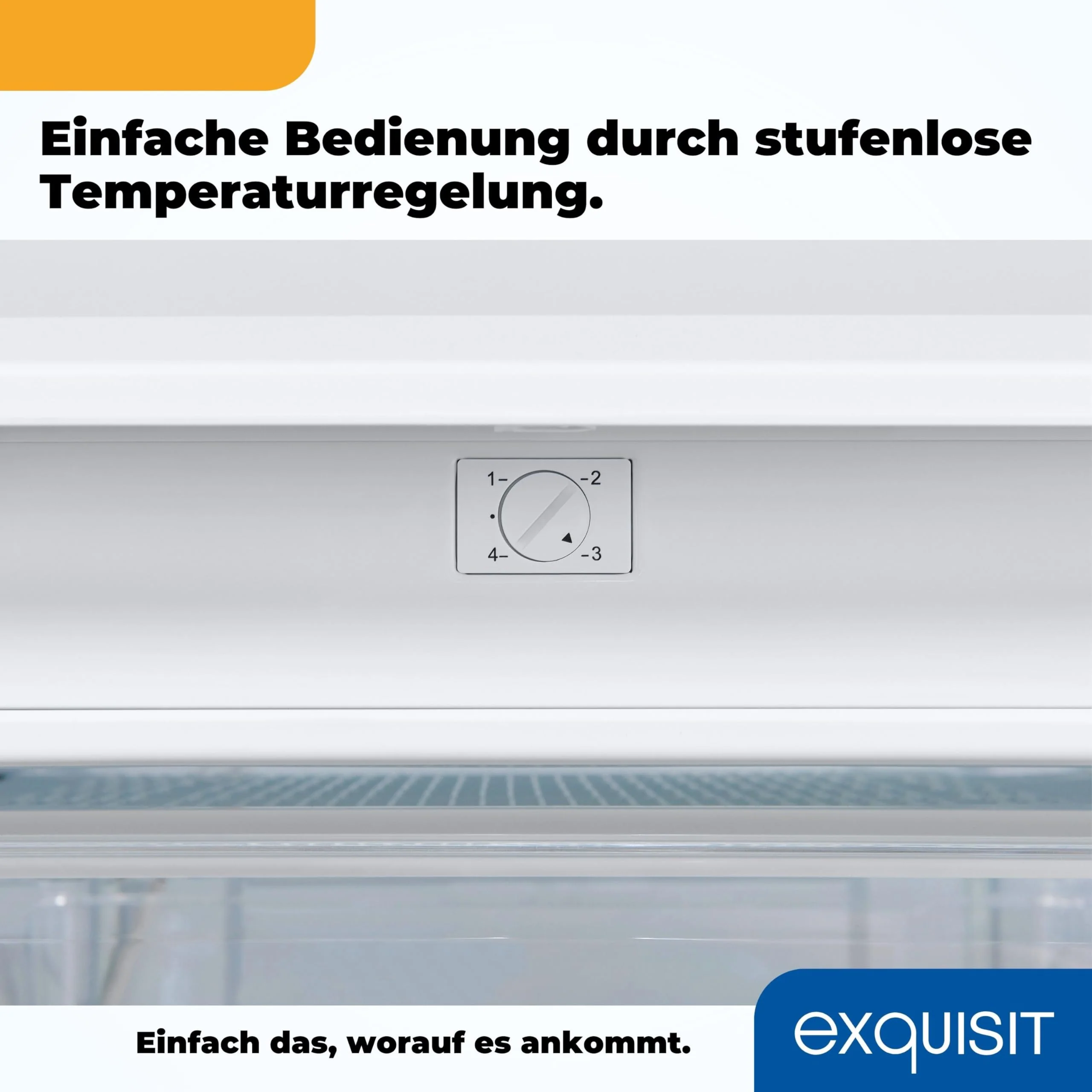 Exquisit Gefrierschrank, 4-Sterne-Gefrieren, Gefrierschrank klein, 86 Liter, Tiefkühlschrank, 55cm breit, kompakt, GS80-030E weiss - Image 10