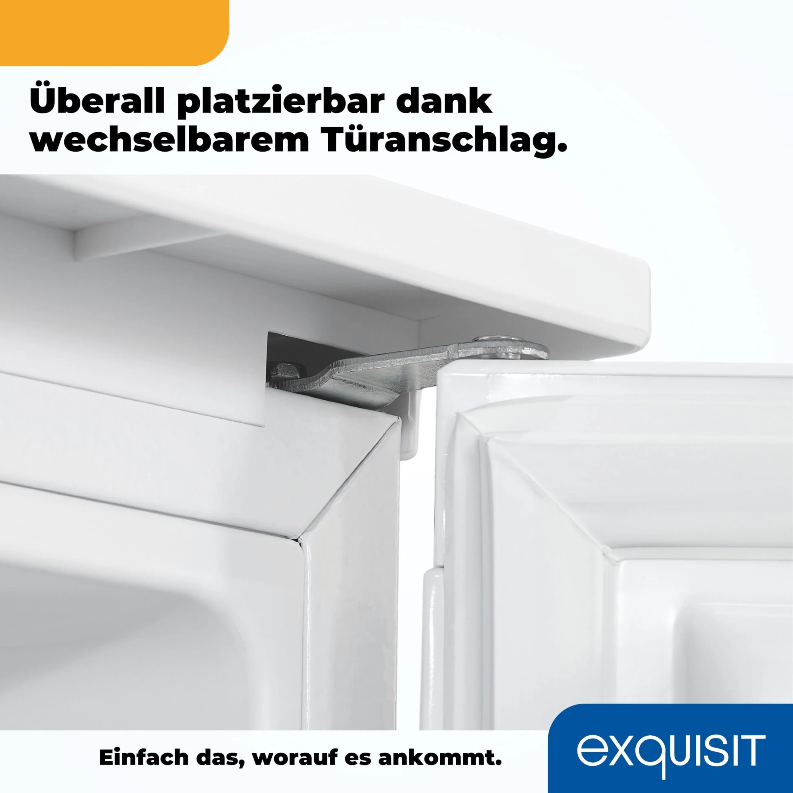 Exquisit Kühlschrank mit Gefrierfach, 82 Liter, Freistehend, Kompakt, 3-Sterne, KS5117-3-010E weiss - Image 6