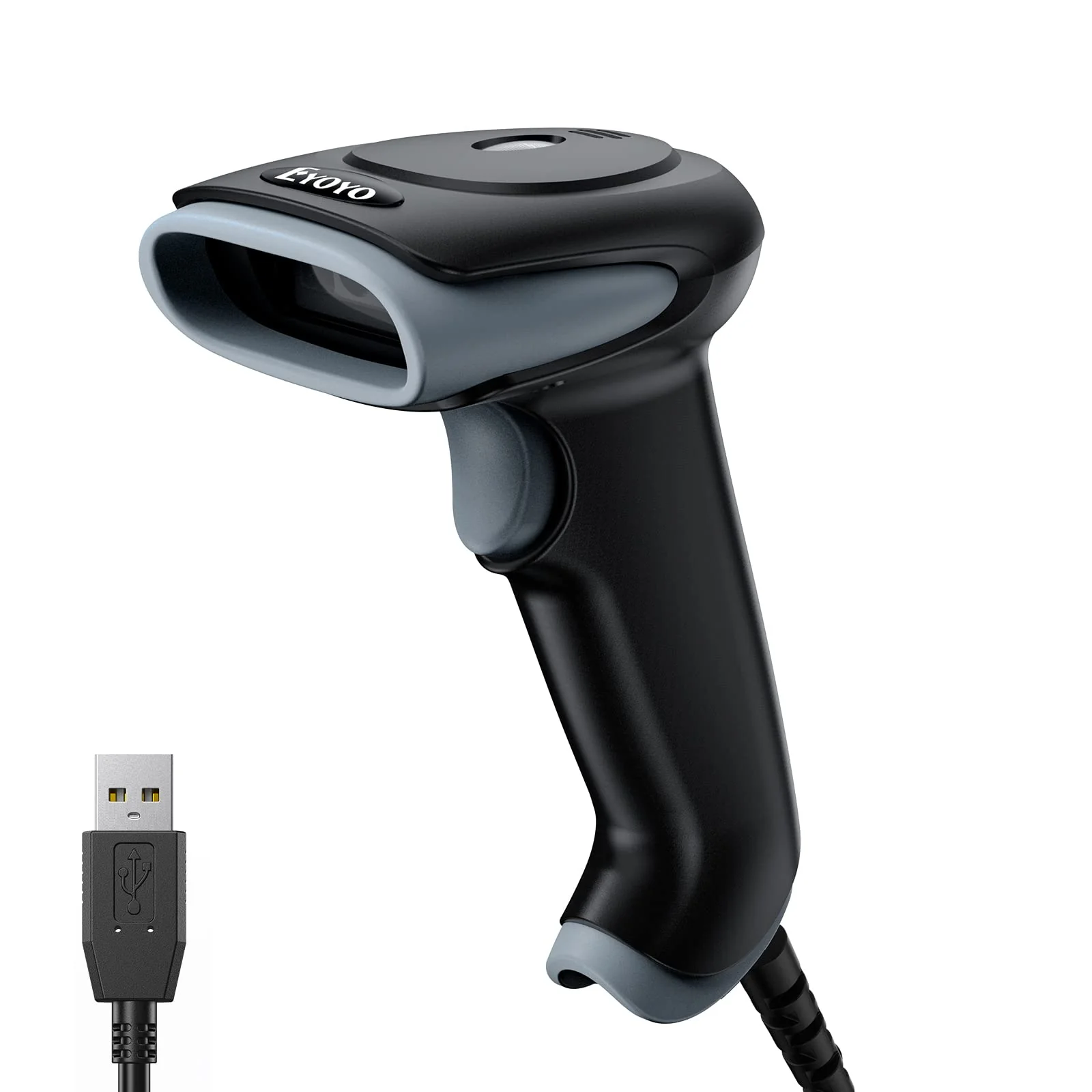 Eyoyo Barcode Scanner 1D 2D QR kabelgebunden, QR Code Scanner Handheld Barcode Leser für PC, Mac, Laptop - Image 7