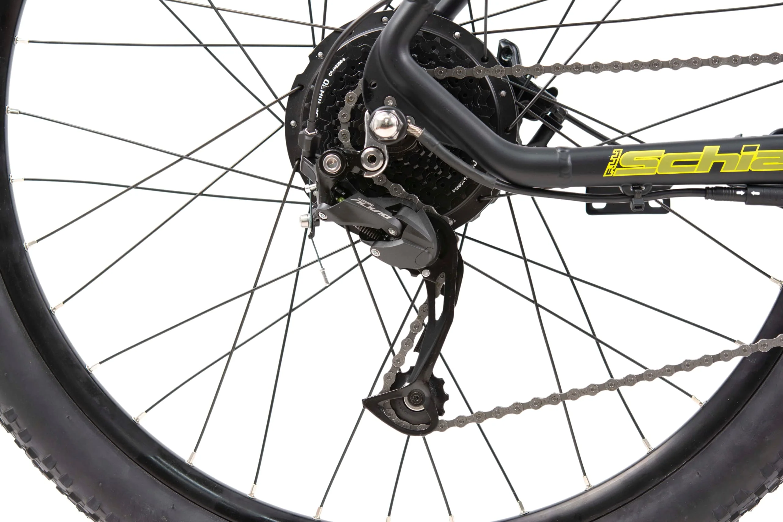 F.lli Schiano E-Jupiter, E Bike Mountainbike, 27.5 Zoll, 36V 14Ah Abnehmbarer Akku, Motor 250W 50Nm, MTB Ebike für Herren/Damen, Schwarz-Gelb - Image 2