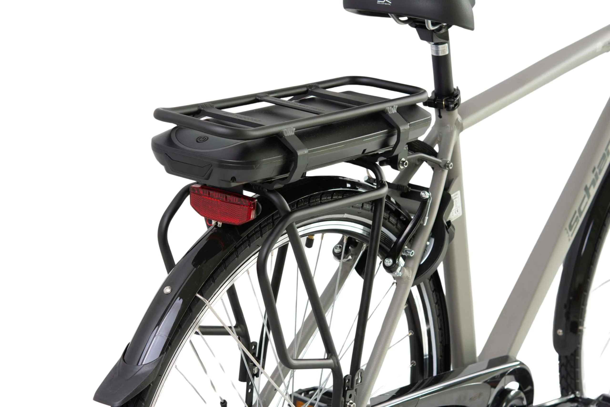 F.lli Schiano E-Moon, E Bike für die Stadt 28 Zoll, 36V 13Ah Abnehmbarer Akku, Motor 250W 40Nm, City Ebike für Herren, Grau - Image 2