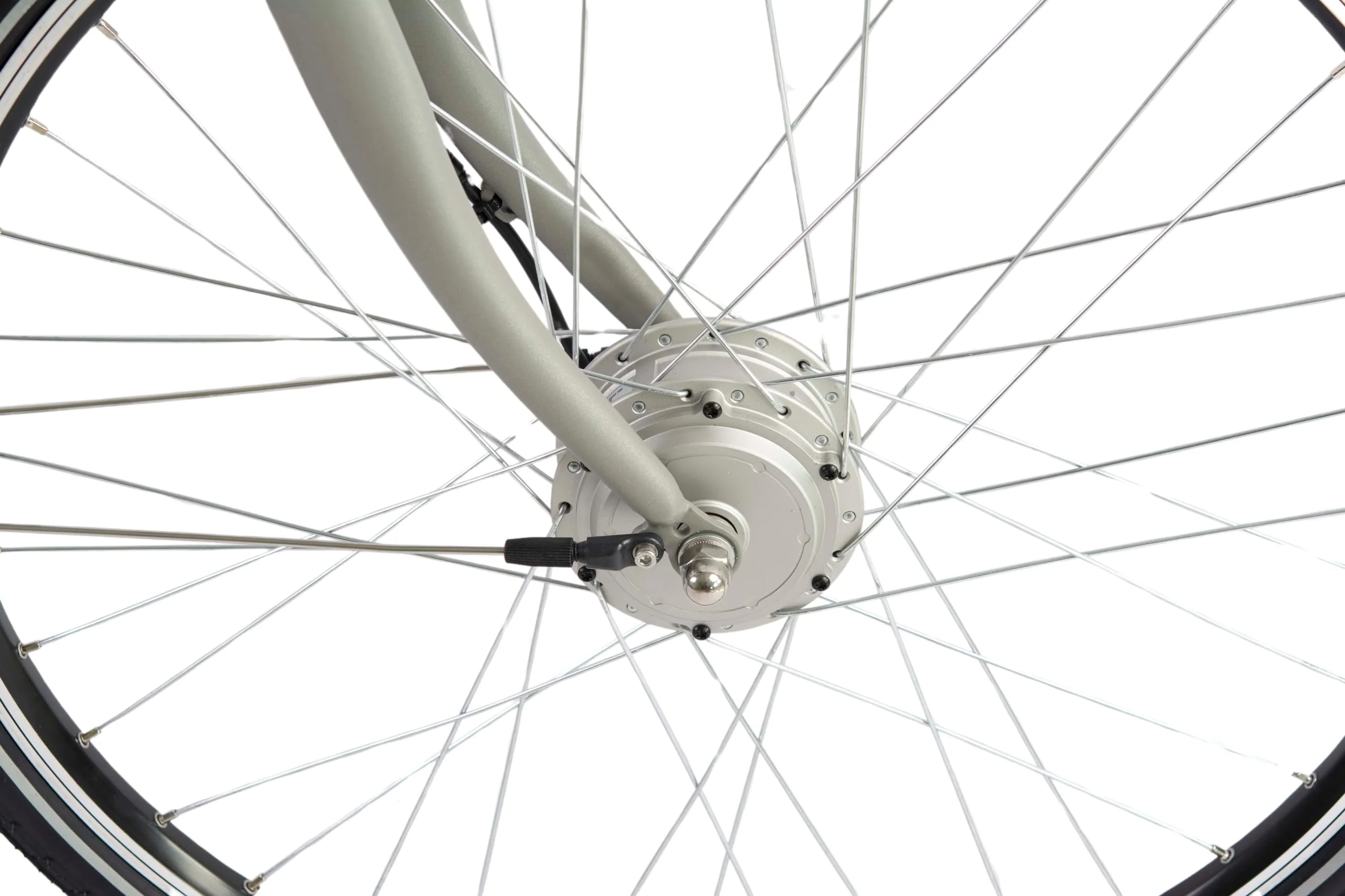 F.lli Schiano E-Moon, E Bike für die Stadt 28 Zoll, 36V 13Ah Abnehmbarer Akku, Motor 250W 40Nm, City Ebike für Herren, Grau - Image 3
