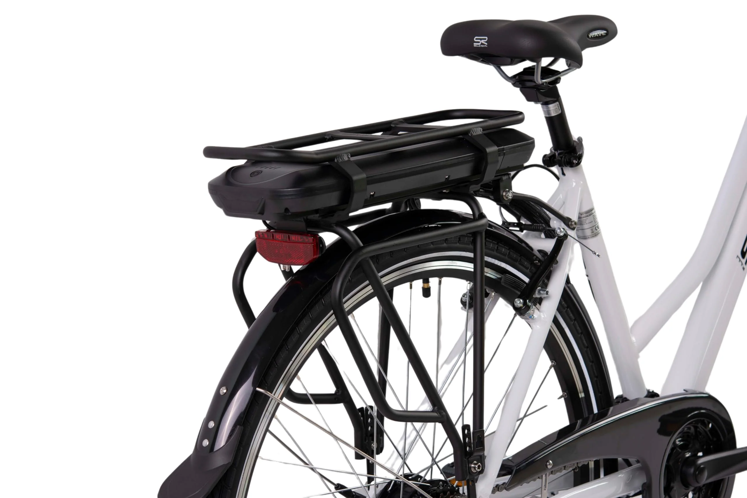 F.lli Schiano E-Ride, E Bike Trekking 28 Zoll, 36V 10.4Ah Abnehmbarer Akku, Motor 250W 40Nm, Trekking EBike für Herren/Damen, Weiss - Image 2