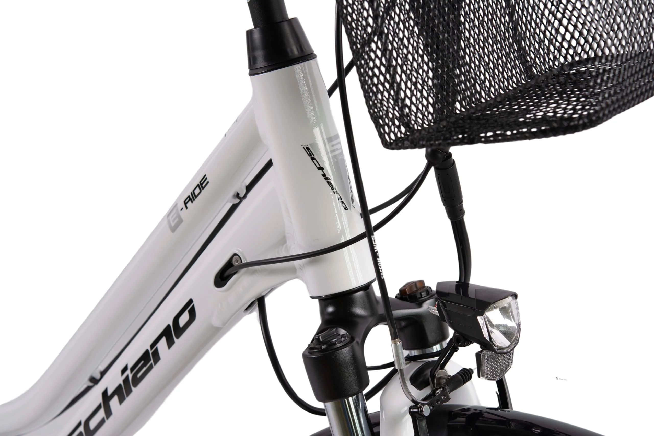 F.lli Schiano E-Ride, E Bike Trekking 28 Zoll, 36V 10.4Ah Abnehmbarer Akku, Motor 250W 40Nm, Trekking EBike für Herren/Damen, Weiss - Image 3