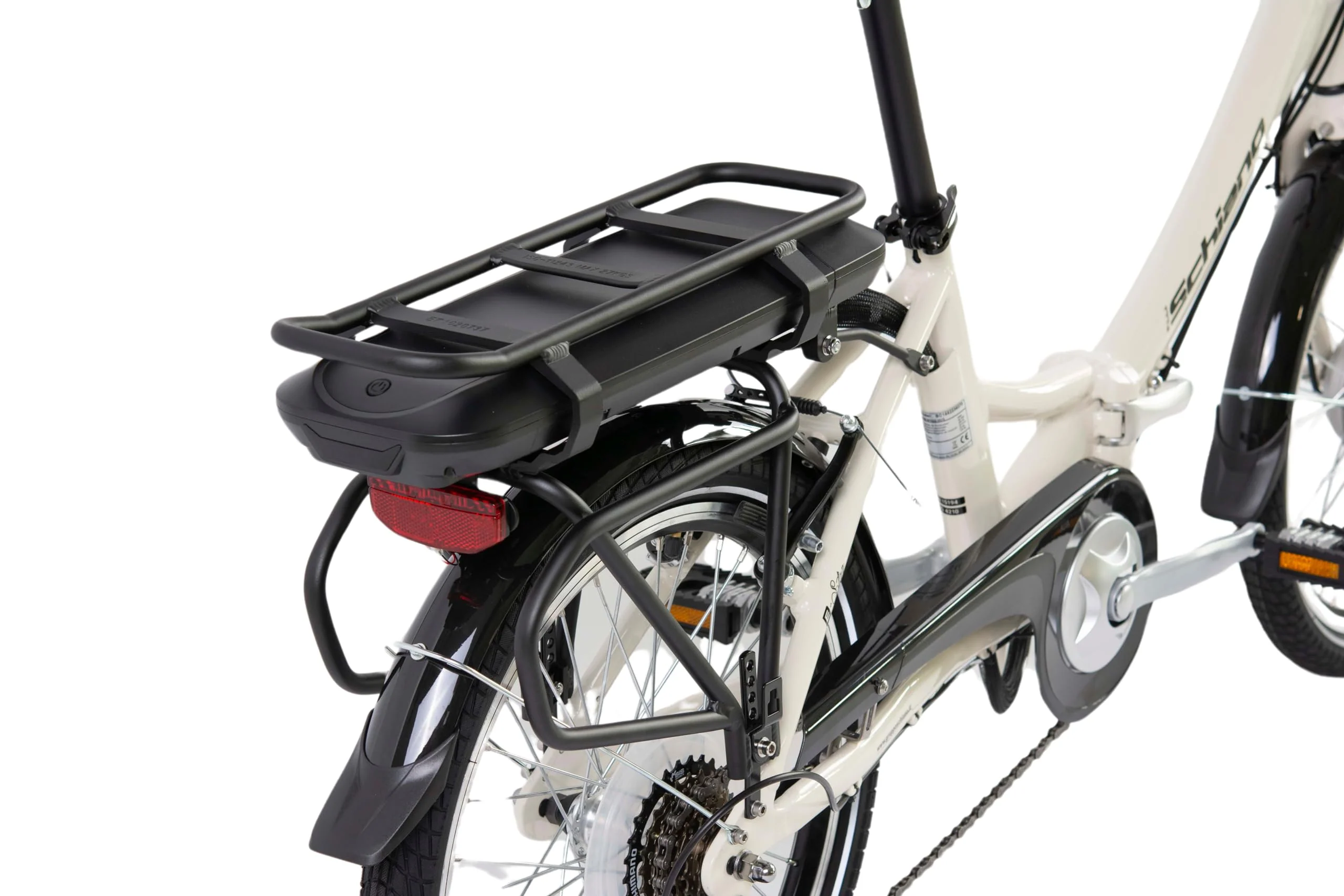 F.lli Schiano E-Star, E Bike Klappbar 20 Zoll, 36V 10.4Ah Abnehmbarer Akku, Motor 250W 40Nm, Klapprad Ebike für Herren/Damen, Antikweiß - Image 4
