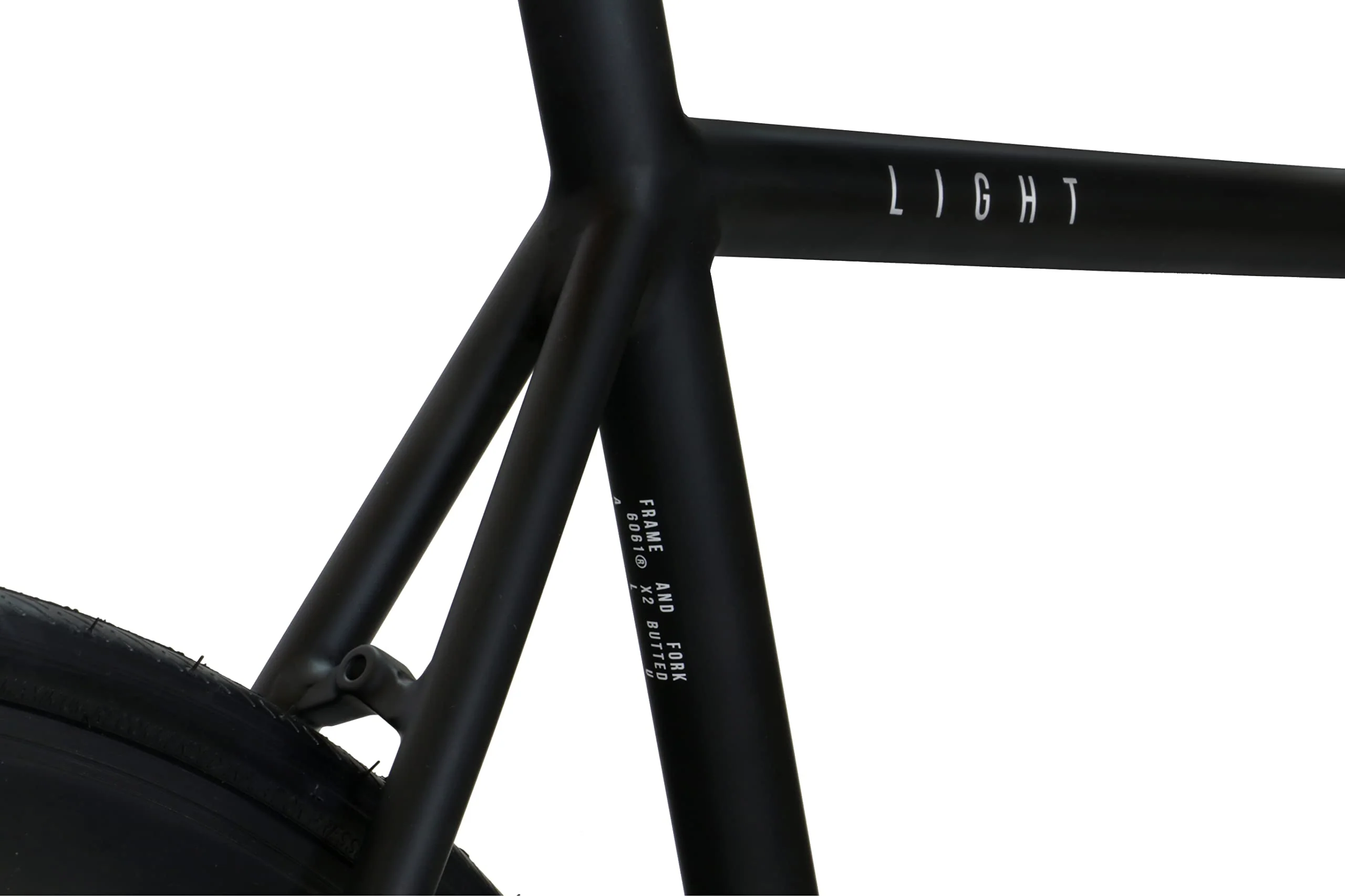 FabricBike Light - Fixed Gear Fahrrad, Single Speed Fixie Starre Nabe, Aluminium Rahmen und Gabel, Räder 28", 4 Farben, 3 Größen, 9.45 kg (Größe M) (L-58cm, Light Matte Black) - Image 2