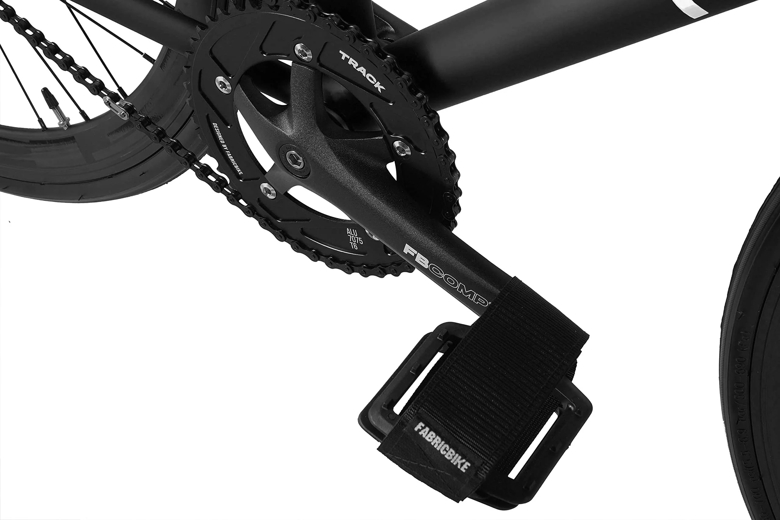FabricBike Light - Fixed Gear Fahrrad, Single Speed Fixie Starre Nabe, Aluminium Rahmen und Gabel, Räder 28", 4 Farben, 3 Größen, 9.45 kg (Größe M) (L-58cm, Light Matte Black) - Image 3