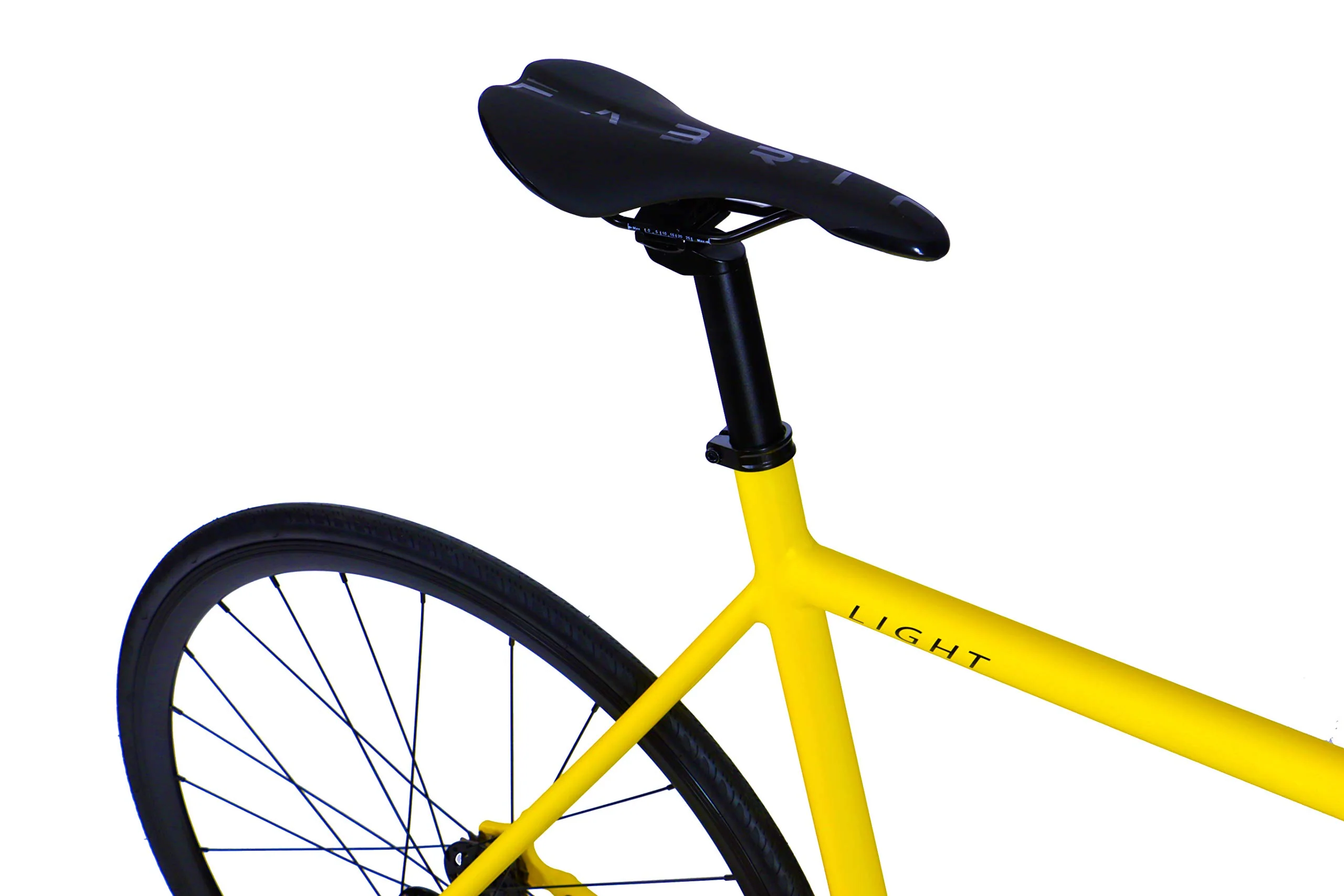 FabricBike Light PRO - Fixed Gear Fahrrad, Single Speed Fixie Starre Nabe, Aluminium Rahmen und Gabel, Räder 28", 6 Farben, 3 Größen, 8.45 kg (Größe M) (M-54cm, Light Pro Matte Yellow) - Image 5