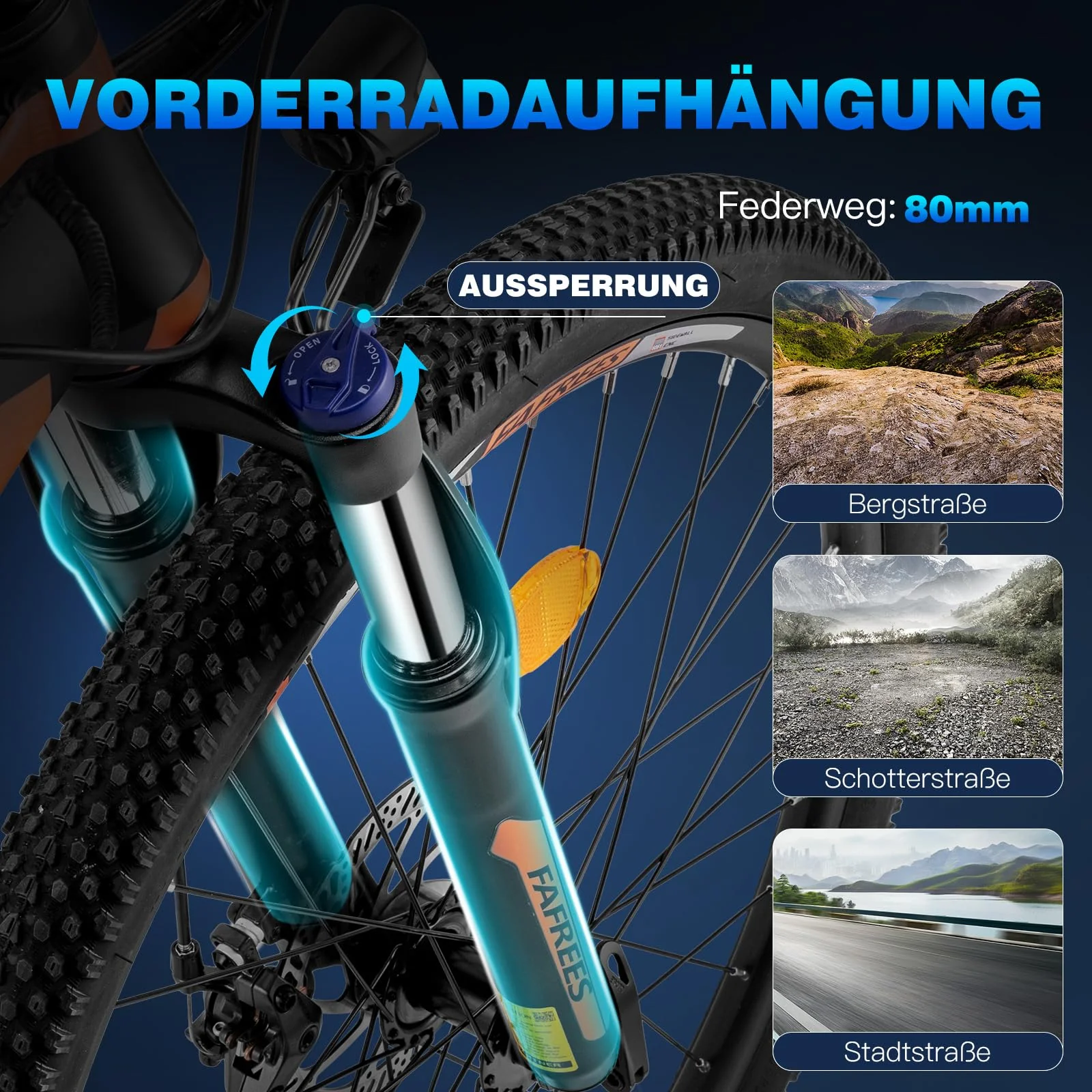 Fafrees 26 Hailong-One Damen E-Bike 26 Zoll [ Offiziell ] 36V 13AH Akku E Bike Herren, Elektrofahrrad 120kg, E Fahrrad Elektro 30°, Ebike 250W MTB, E Mountainbike 25KM/H - Image 4