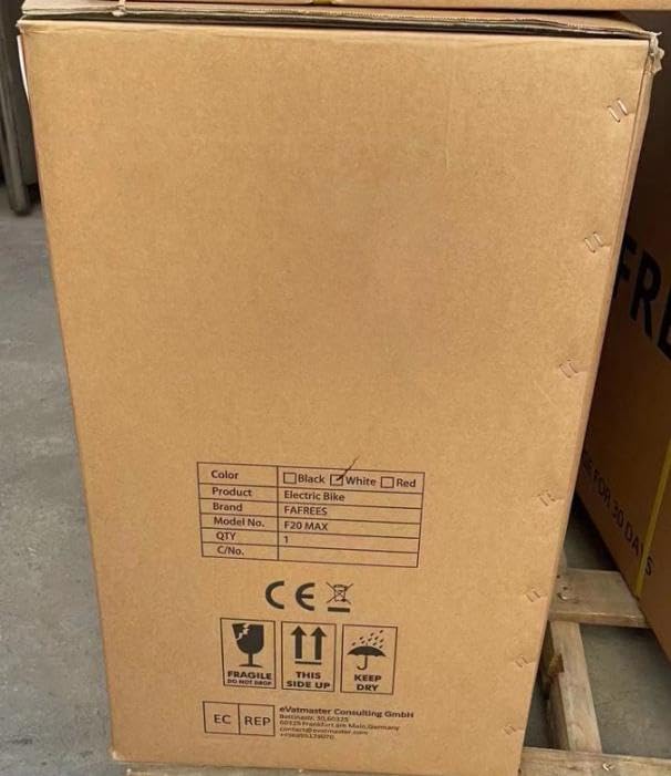 Fafrees F20 Max Elektrofahrräder, Klapprad Elektrofahrrad für Damen und Herren, 20 Zoll E-Fahrrad mit Abnehmbarer 48V22.5Ah Akku, 25km/h, Ebike Max Reichweite 120 km, Grau - Image 3