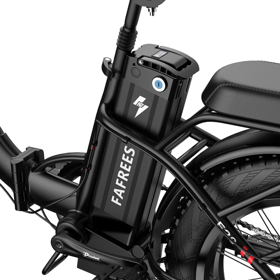 Fafrees F20 Max Elektrofahrräder, Klapprad Elektrofahrrad für Damen und Herren, 20 Zoll E-Fahrrad mit Abnehmbarer 48V22.5Ah Akku, 25km/h, Ebike Max Reichweite 120 km, Schwarz - Image 9
