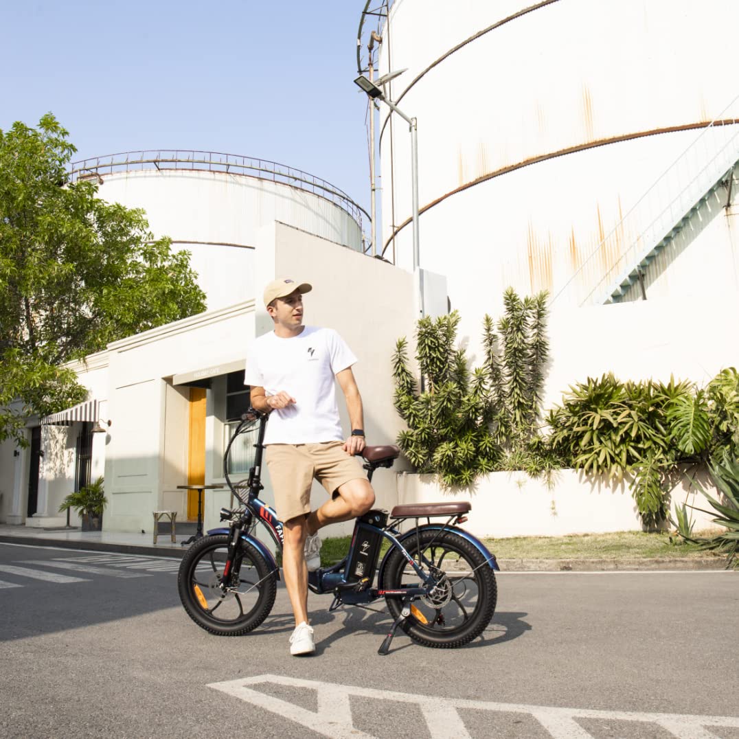 Fafrees F20 Pro E Bike Klappbar 20 Zoll, Ebike Klapprad Elektrofahrrad 36V 18AH Akku, Trekking Reichweite bis zu 70-150km, 250W Fatbike, 25km/h City E Bike Herren Damen - Image 8