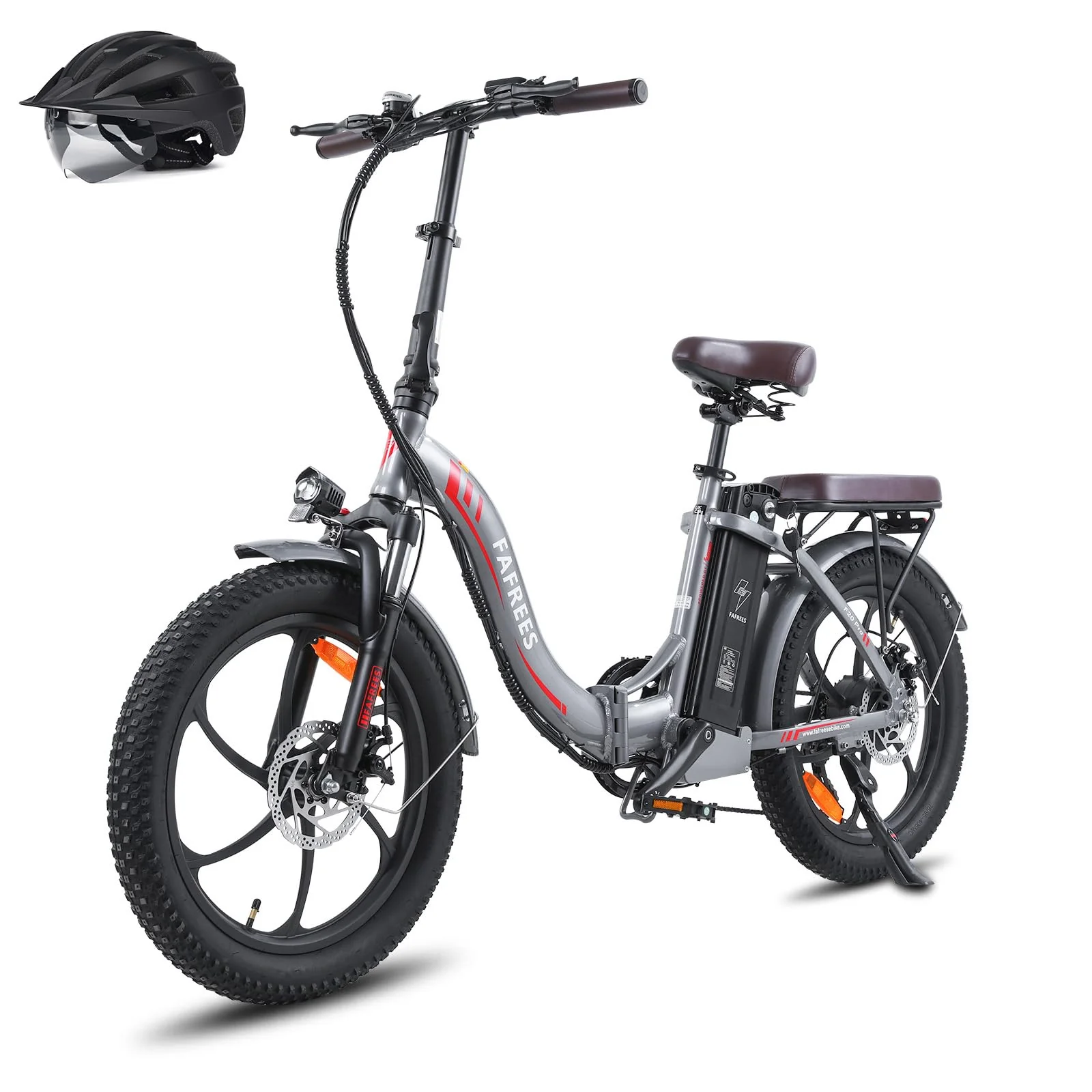 Fafrees F20 PRO [ Offiziell ] Fatbike E-Bike Klapprad 20 Zoll mit 36V 18AH Akku und StVO. Bremslicht, Erwachsene Klappbar Herren E Bike Damen 250W, Elektrofahrrad 25km/h, Citybike Pedelec Mountainbike - Image 5