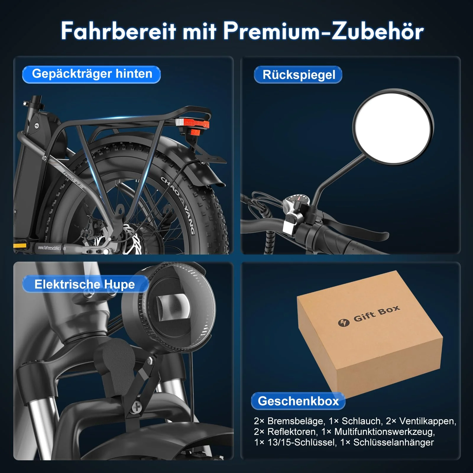 Fafrees FF20 Polar E Bike Herren Faltbar mit 48V 13,4Ah*2 Akkus bis 170KM [ Offiziell ] E-Bike Klapprad 20 Zoll, Elektro Mountainbike E-Bike Damen 150KG, Elektrofahrrad Fatbike Erwachsene StVZO. 20° - Image 2