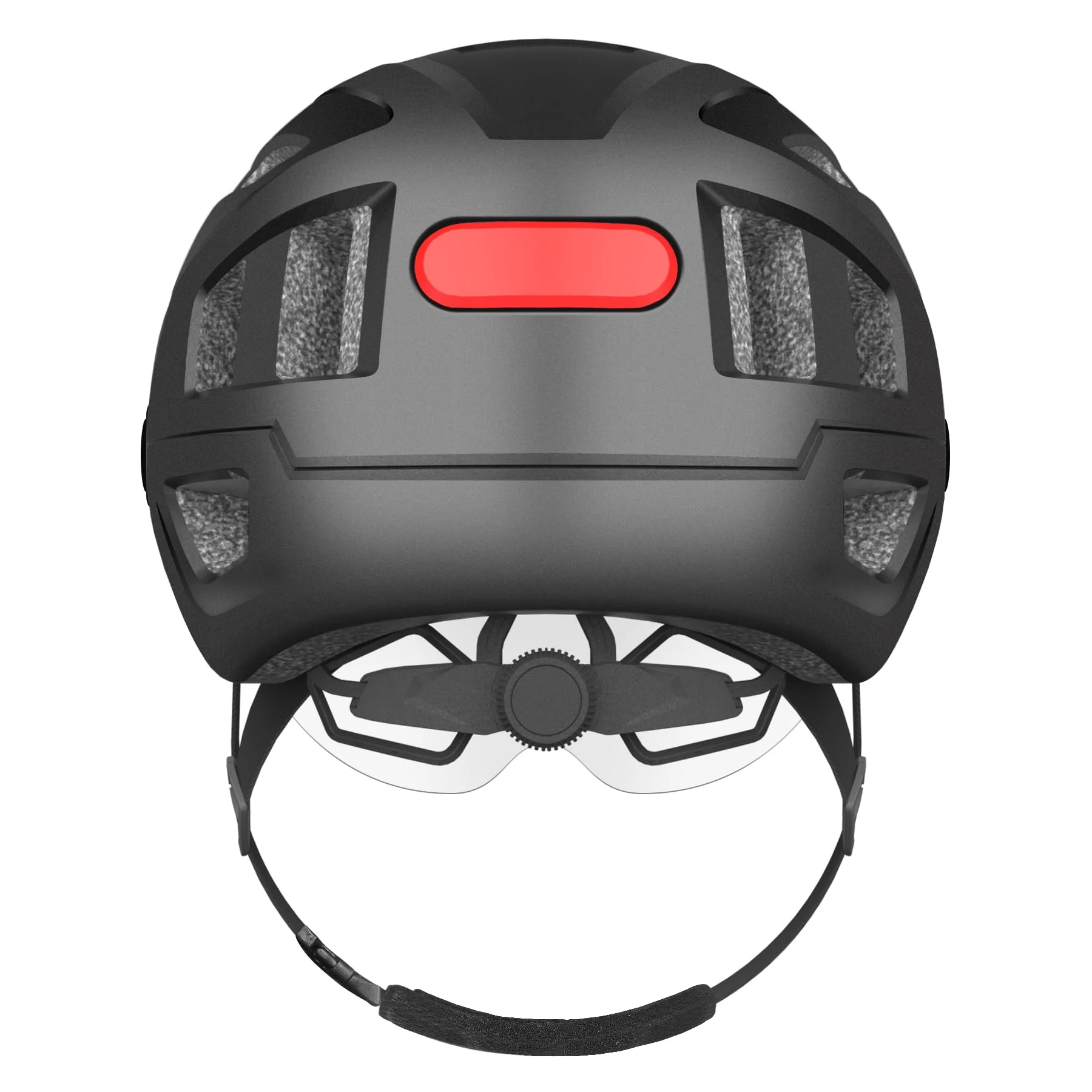 Fahrradhelm Herren, Damen Helm mit Magnetischem Visier Abnehmbarer Sonnenschutzkappe und Größenversteller, Schwarz Helm für E-Bike, Mountainbike & Citybike (M-Schutzbrille) - Image 5