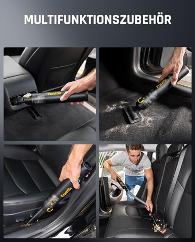 Fanttik Slim V8 Apex Akku-Autostaubsauger mit hoher Leistung, 19000 Pa/45 AW, RobustClean™-Handstaubsauger 4-in-1-Mini-Luftgebläsepumpe, Tragbarer Staubsauger für Auto, Bürotisch, Tastaturen - Image 5