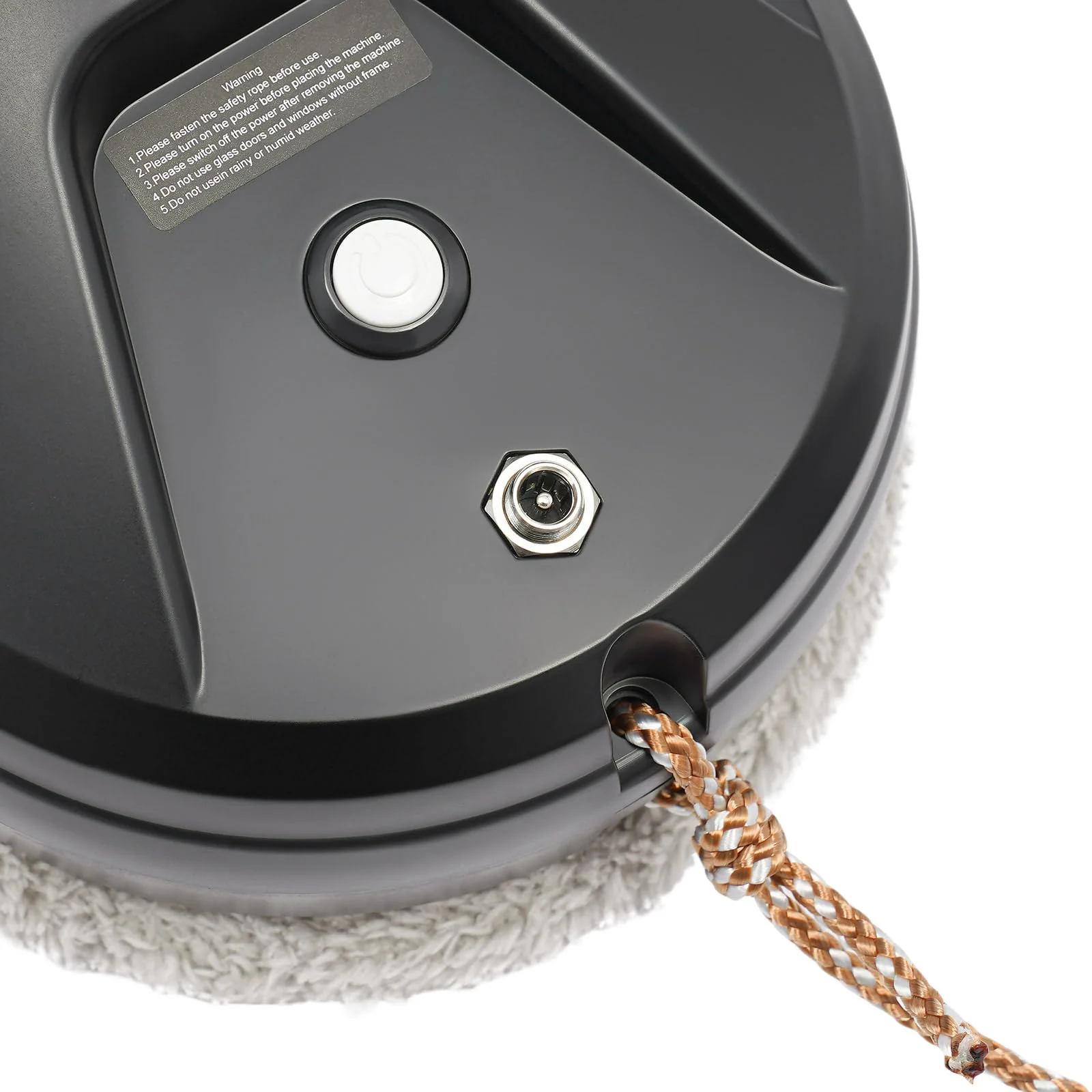 Fensterputzroboter Smart Fensterputzer Elektrisch 2800Pa Super-Saugkraft Fensterreiniger mit 10*Reinigungstücher Automatischer für Innen- und Außenfenster alle glatten Oberflächen - Image 4