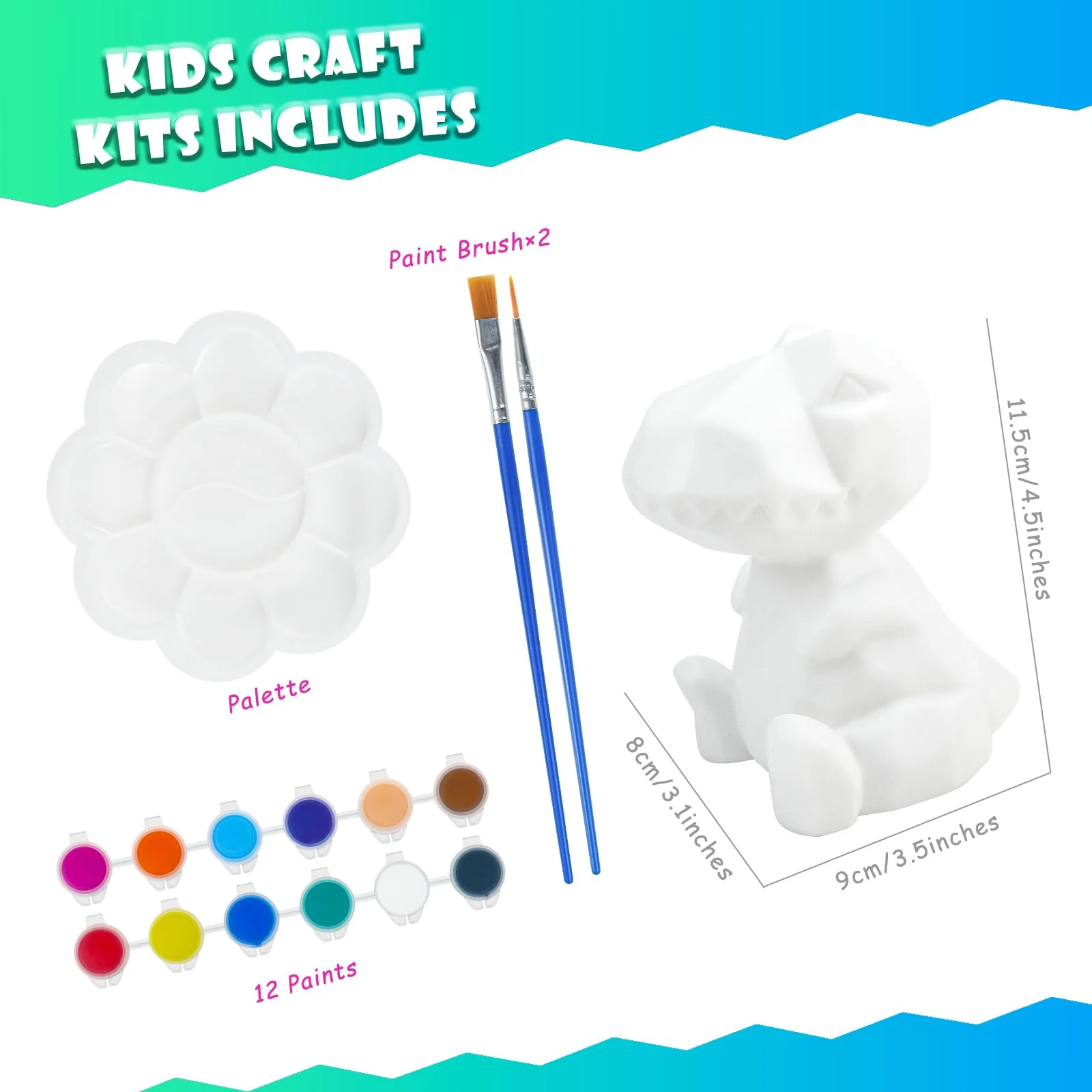 FGZU DIY Dino Lampe Basteln für Mädchen ab 4 5 6 7 8 Jahre, Kunsthandwerk für Mädchen und Jungen, Bastelsets Kinder, Spielzeug Kreatives Geschenke für Kinder im Alter 6–12 Jahren (Dino-Lampe) - Image 7