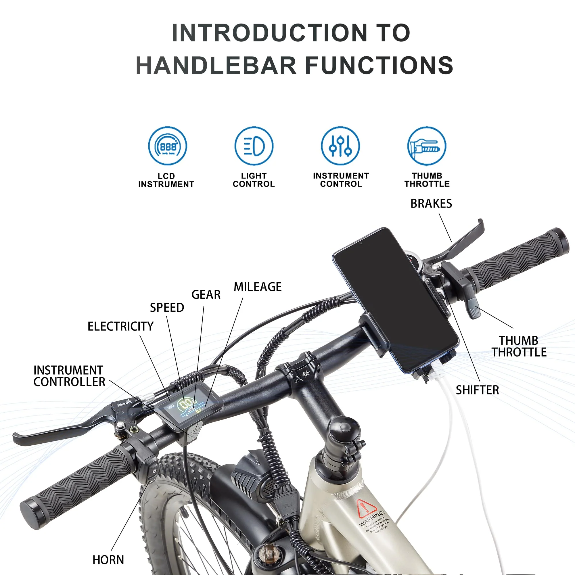 Ficyacto E Bike Herren 27.5 Zoll E-Mountianbike 48V17,5AH Akku Vollefederung Elektrofahrräder 25km/h Trekkingrad E-Cityrad - Image 4