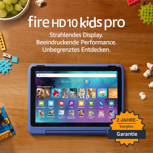 Fire HD 10 Kids Pro-Tablet – für Kinder ab dem Grundschulalter | Mit 10-Zoll-Display, langer Akkulaufzeit, Kindersicherung und dünner Hülle | Version 2023, 32 GB, Sternennebel-Design - Image 3