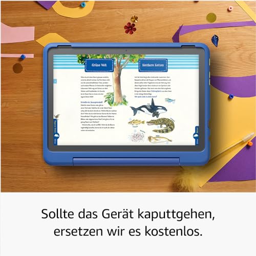 Fire HD 10 Kids Pro-Tablet – für Kinder ab dem Grundschulalter | Mit 10-Zoll-Display, langer Akkulaufzeit, Kindersicherung und dünner Hülle | Version 2023, 32 GB, Sternennebel-Design - Image 4