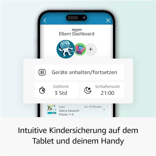 Fire HD 10 Kids Pro-Tablet – für Kinder ab dem Grundschulalter | Mit 10-Zoll-Display, langer Akkulaufzeit, Kindersicherung und dünner Hülle | Version 2023, 32 GB, Sternennebel-Design - Image 5